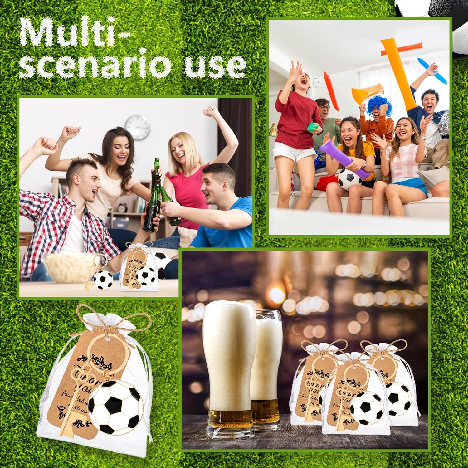 Set 24 Abrebotellas Llavero Fútbol VZCBZC con Regalo