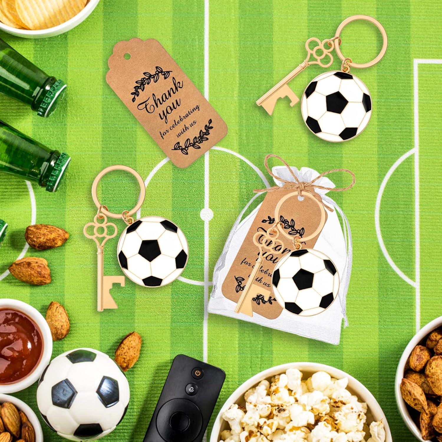 Set 24 Abrebotellas Llavero Fútbol VZCBZC con Regalo