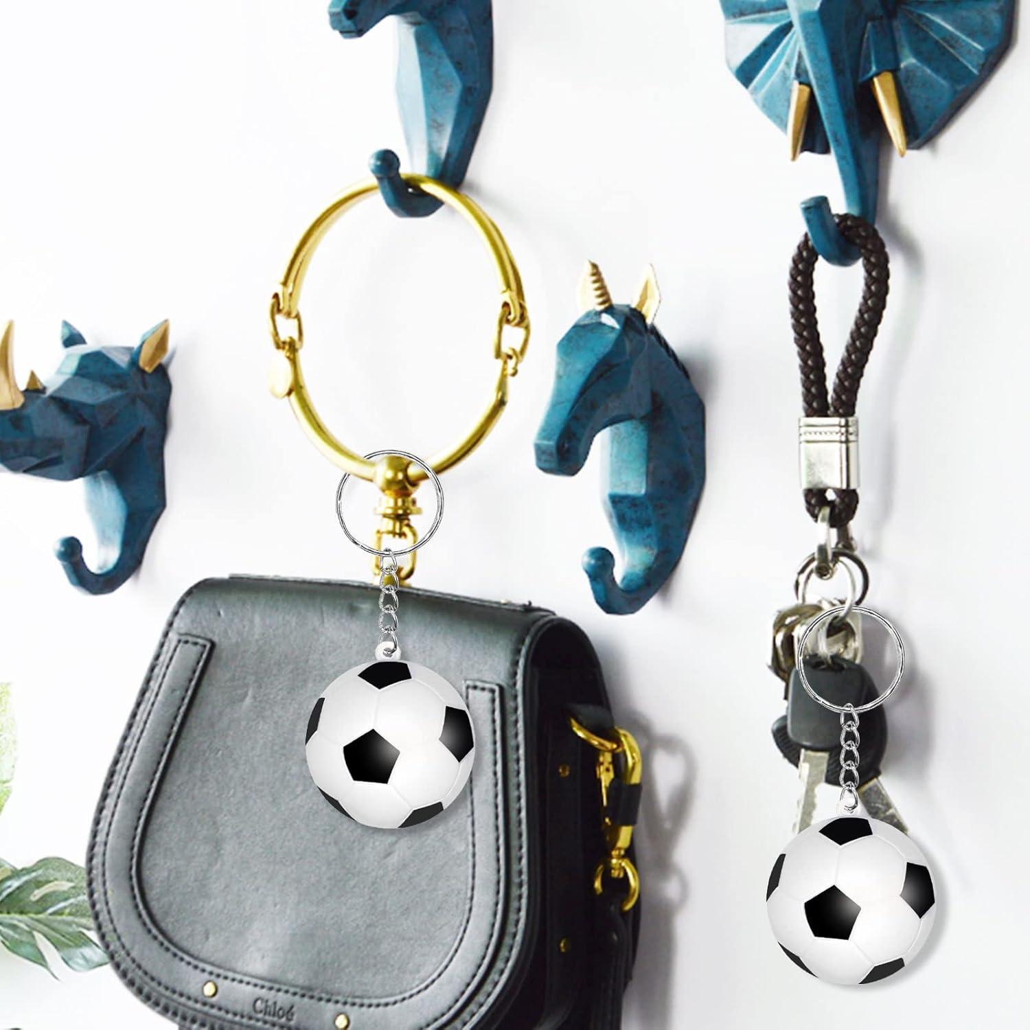 CiciBear 36 Paquete Fiestas Fútbol: Llaveros, Etiquetas y Bolsas