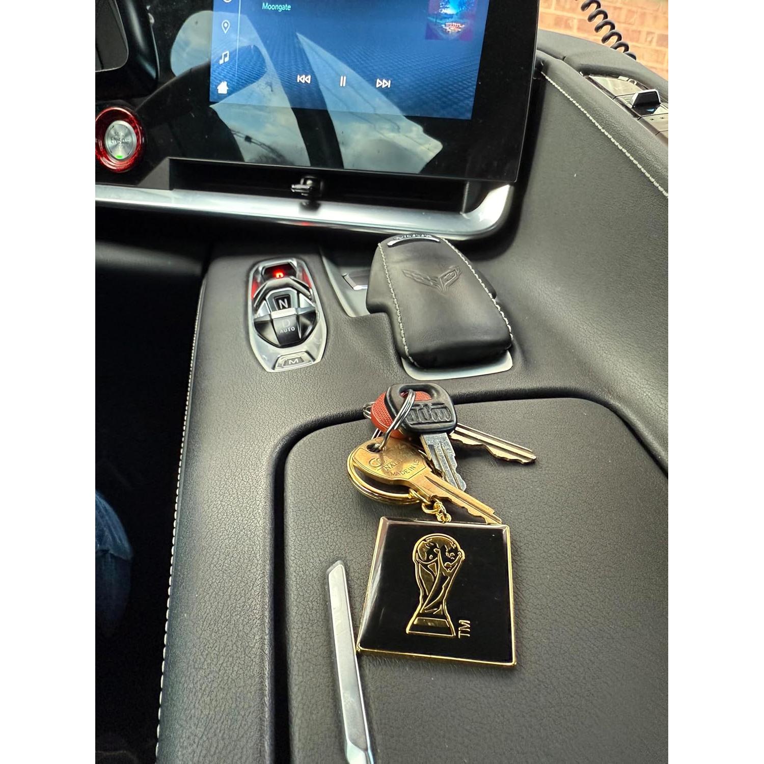 Llavero Trofeo Copa Mundial FIFA 2026 - Zinc Premium 3.81 cm