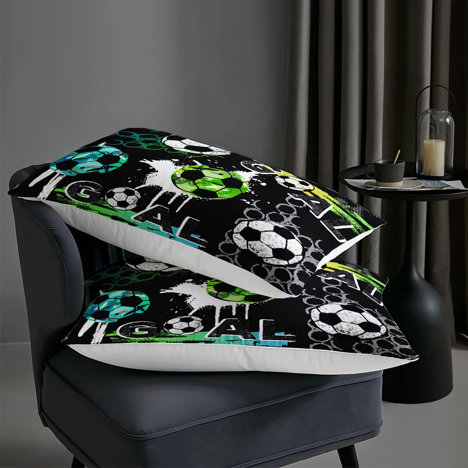 Conjunto Edredón AILONEN Fútbol Individual 3 Piezas Microfibra