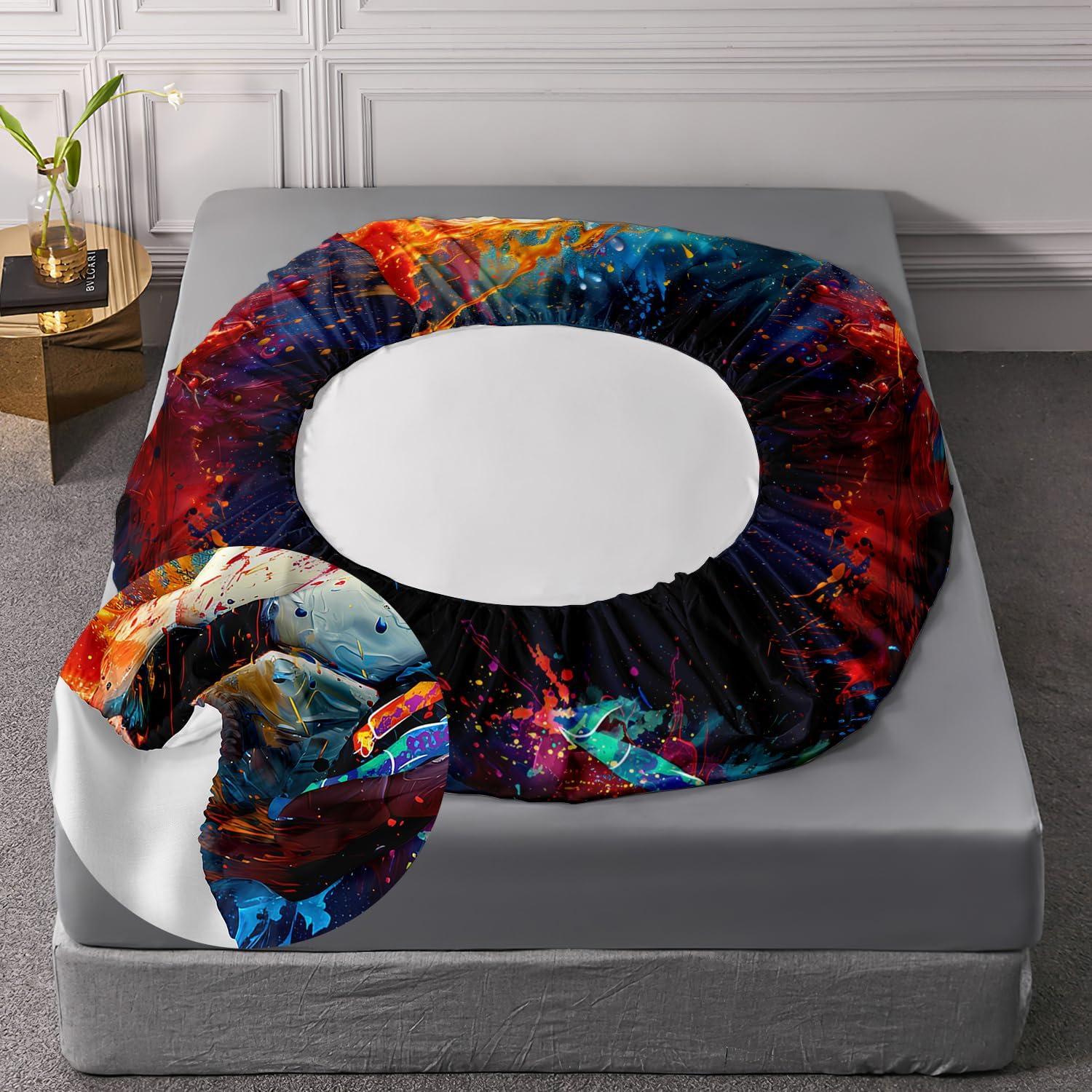 Juego de Sábanas Ajustadas AILONEN Individual Fútbol 3 Piezas