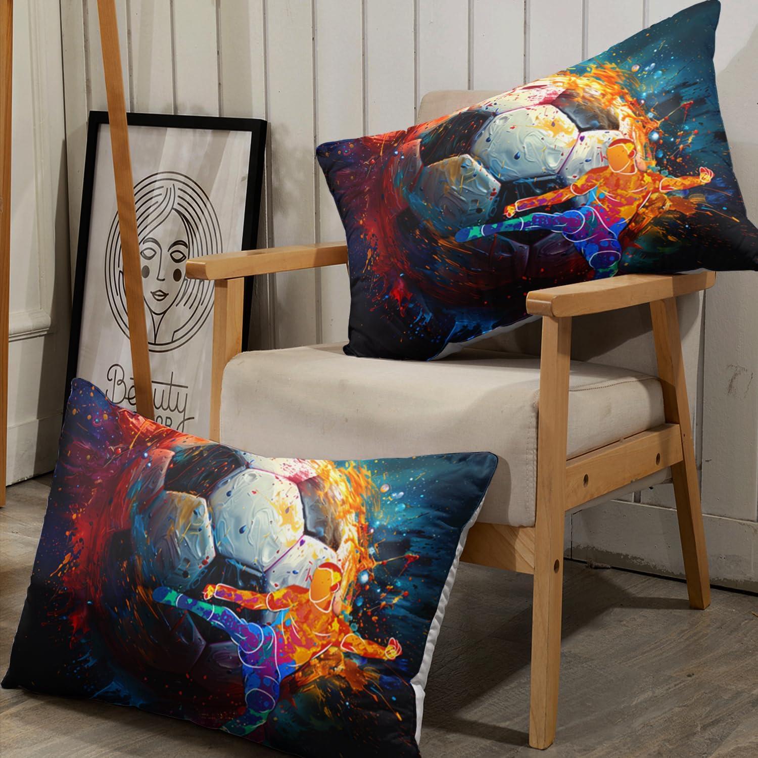 Juego de Sábanas Ajustadas AILONEN Individual Fútbol 3 Piezas