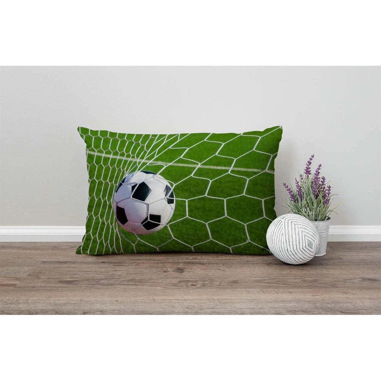 Funda de Almohada Decorativa Solekla Algodón Lino 30x50 cm