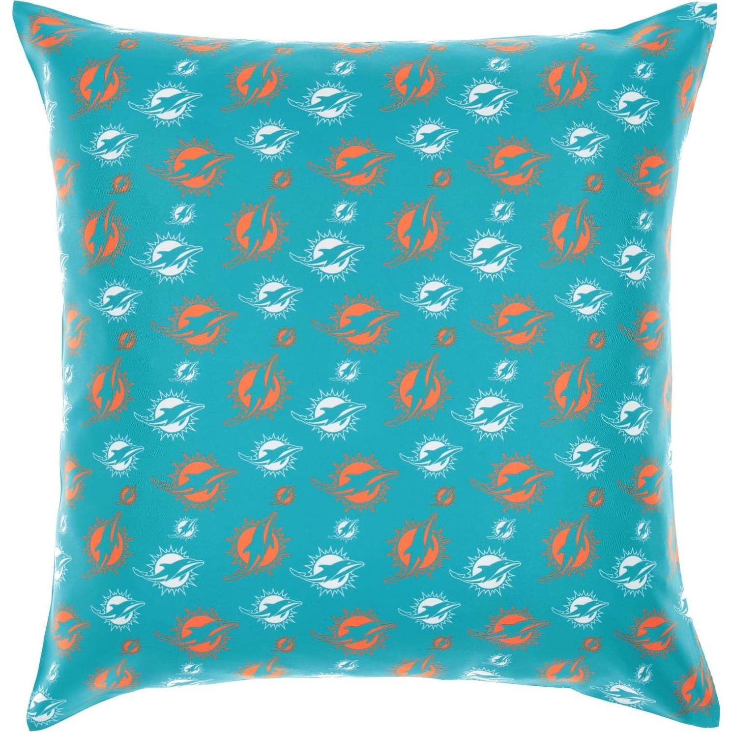 Set de 2 Fundas de Cojín FOCO NFL Miami Dolphins 45x45 cm
