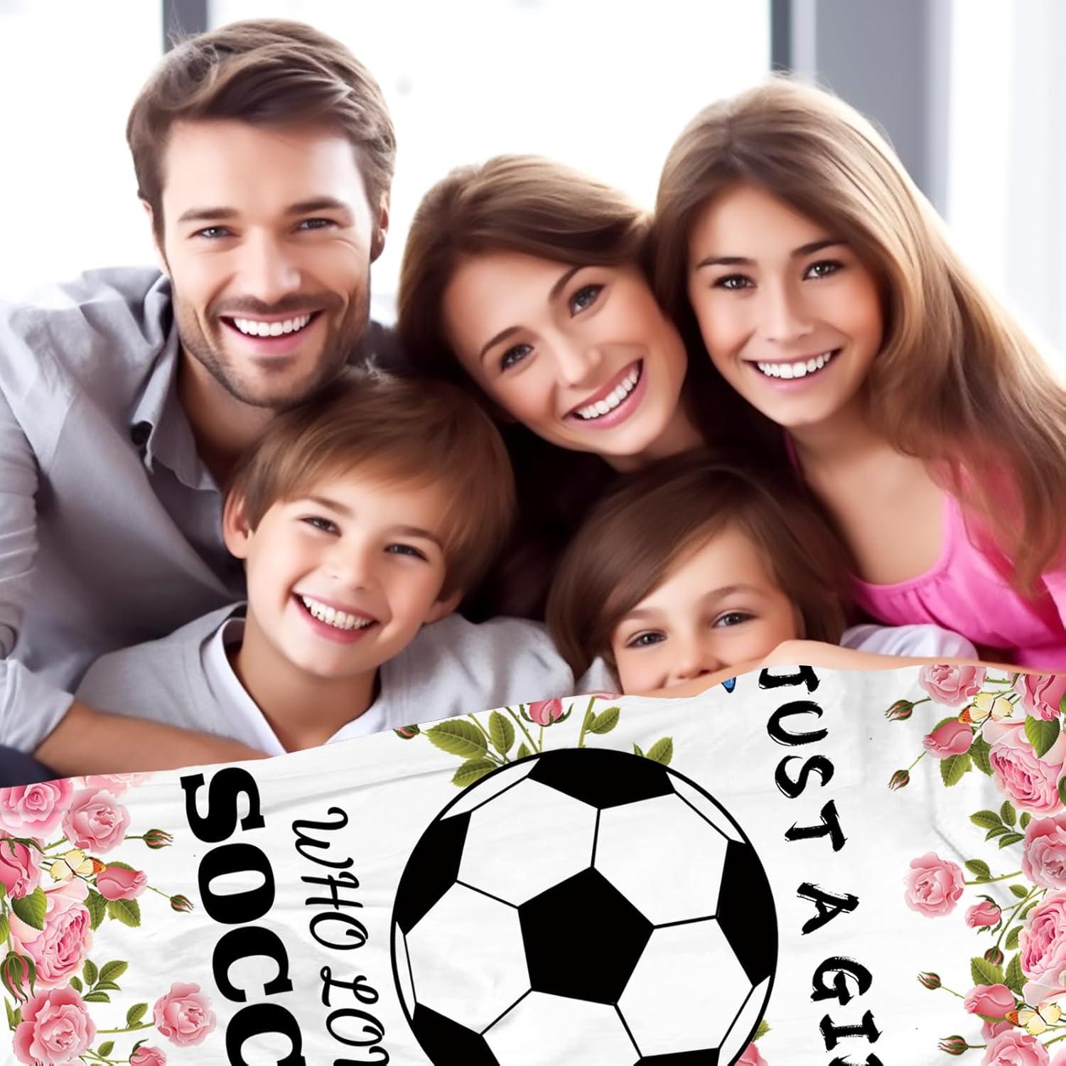 Manta de Fútbol Wattnai 50x40 cm Franela para Niños