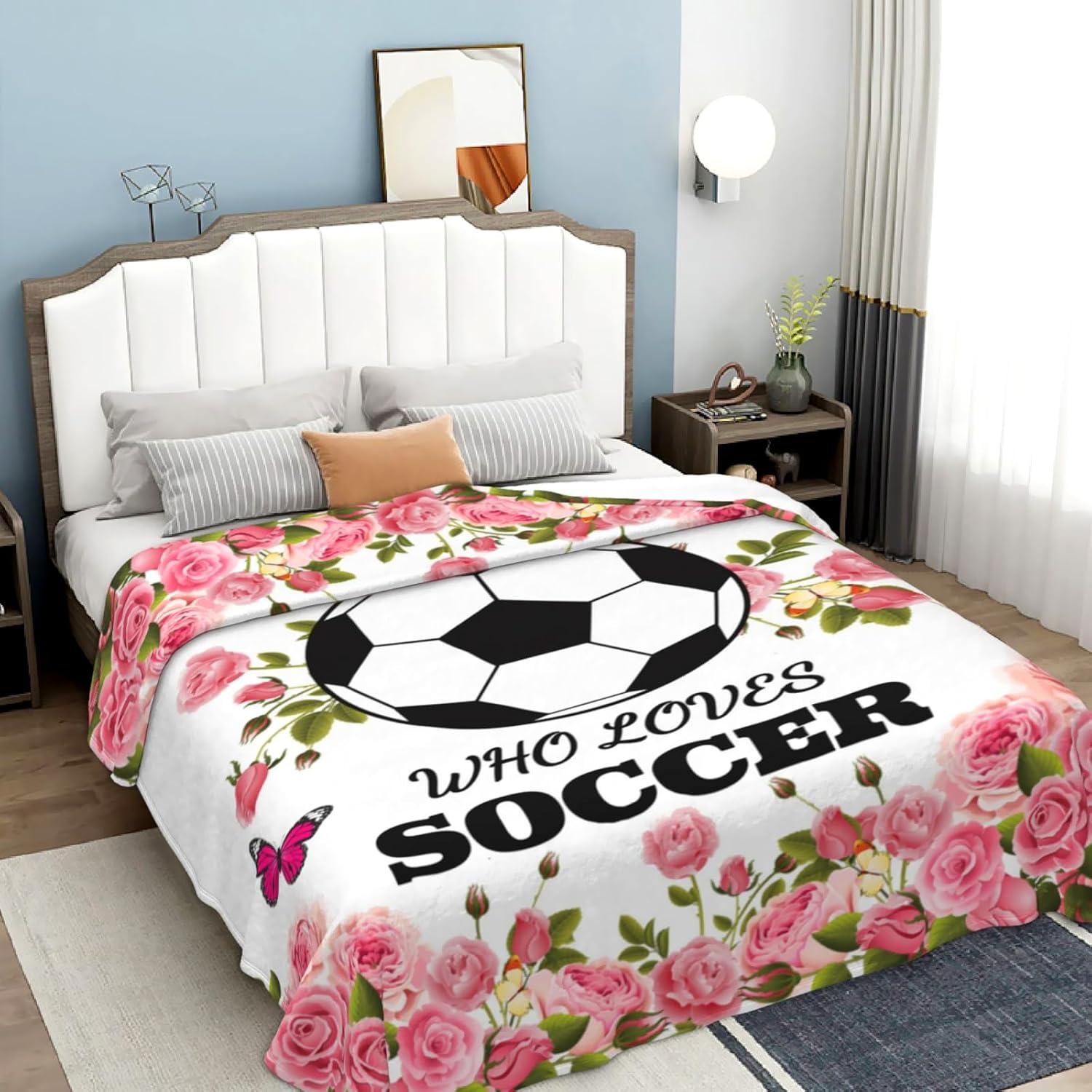 Manta de Fútbol Wattnai 50x40 cm Franela para Niños