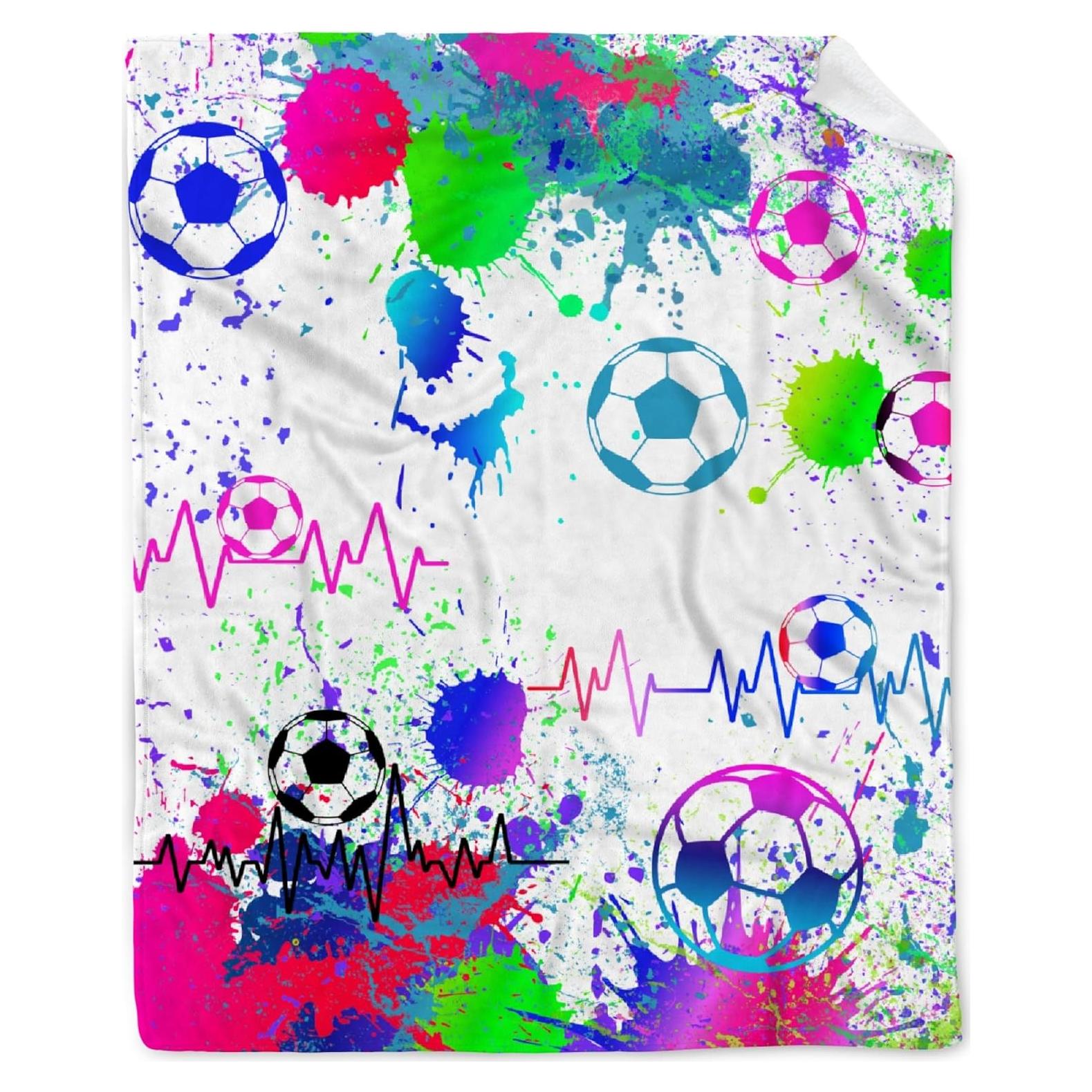 Manta de Franela BEFOOD para Mascotas 76cm x 102cm Fútbol