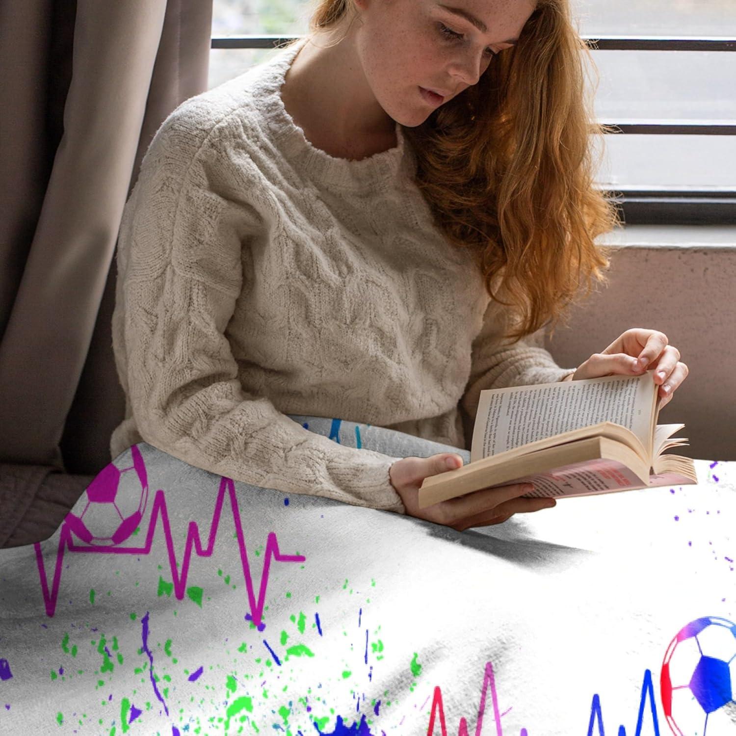 Manta de Franela BEFOOD para Mascotas 76cm x 102cm Fútbol