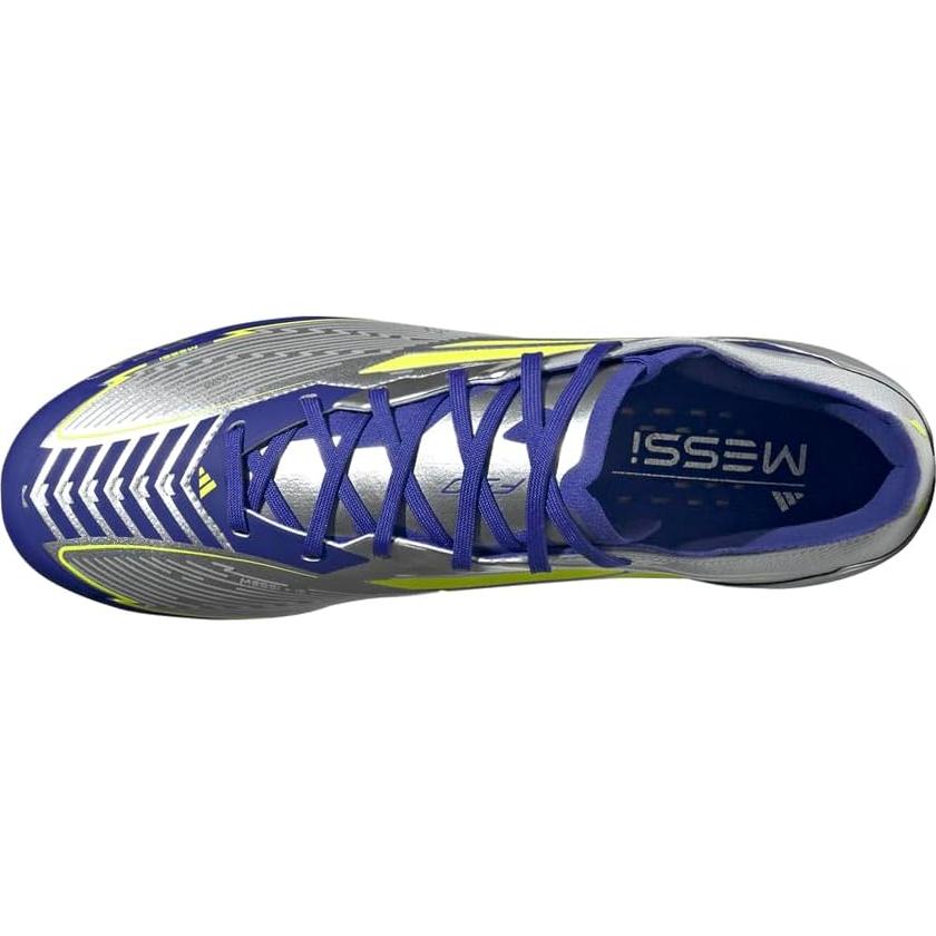 Botas de Fútbol Adidas Pro Messi FG Hombre 7.5 Plata Amarillo