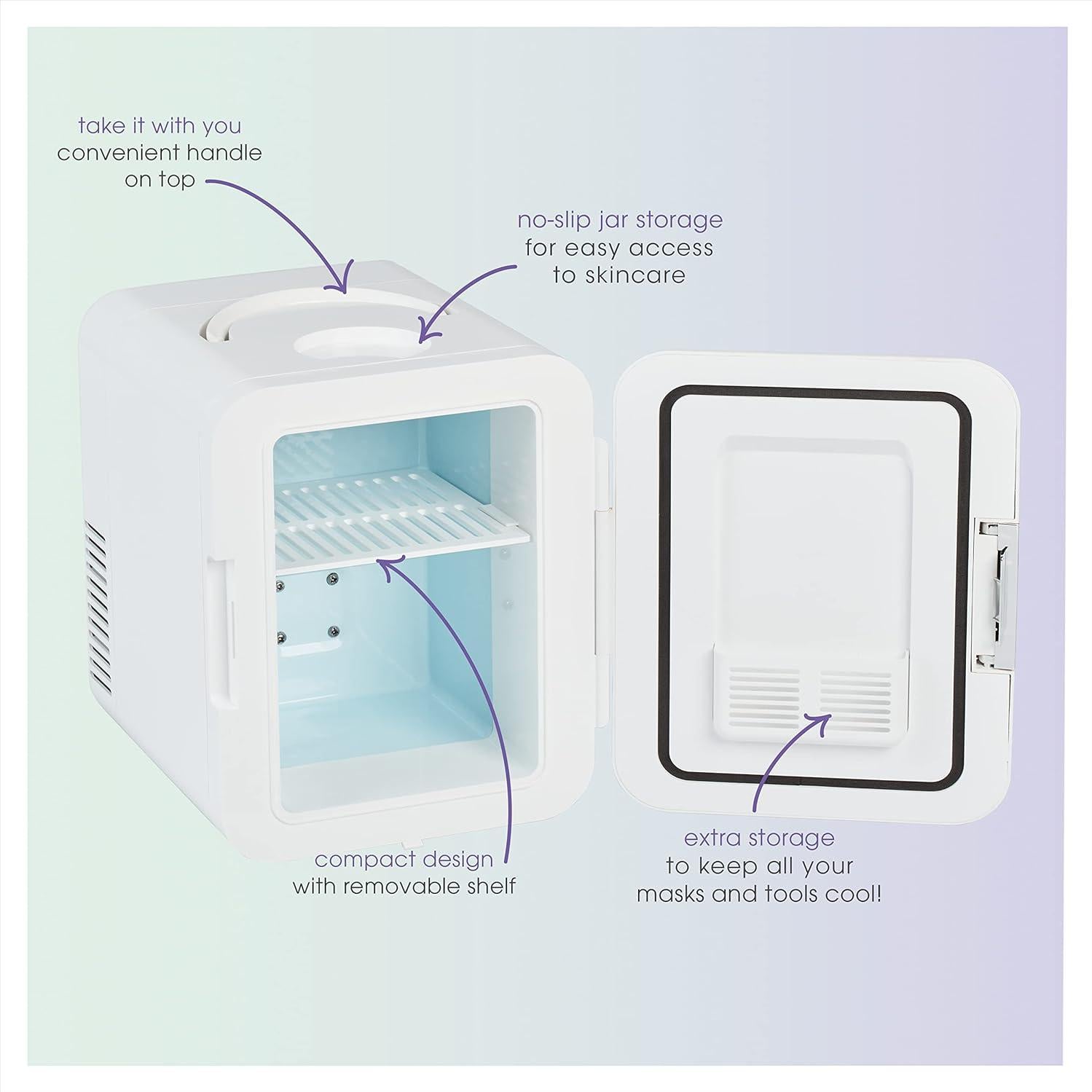 Refrigerador de Belleza Conair True Glow 4L para Cuidado Facial