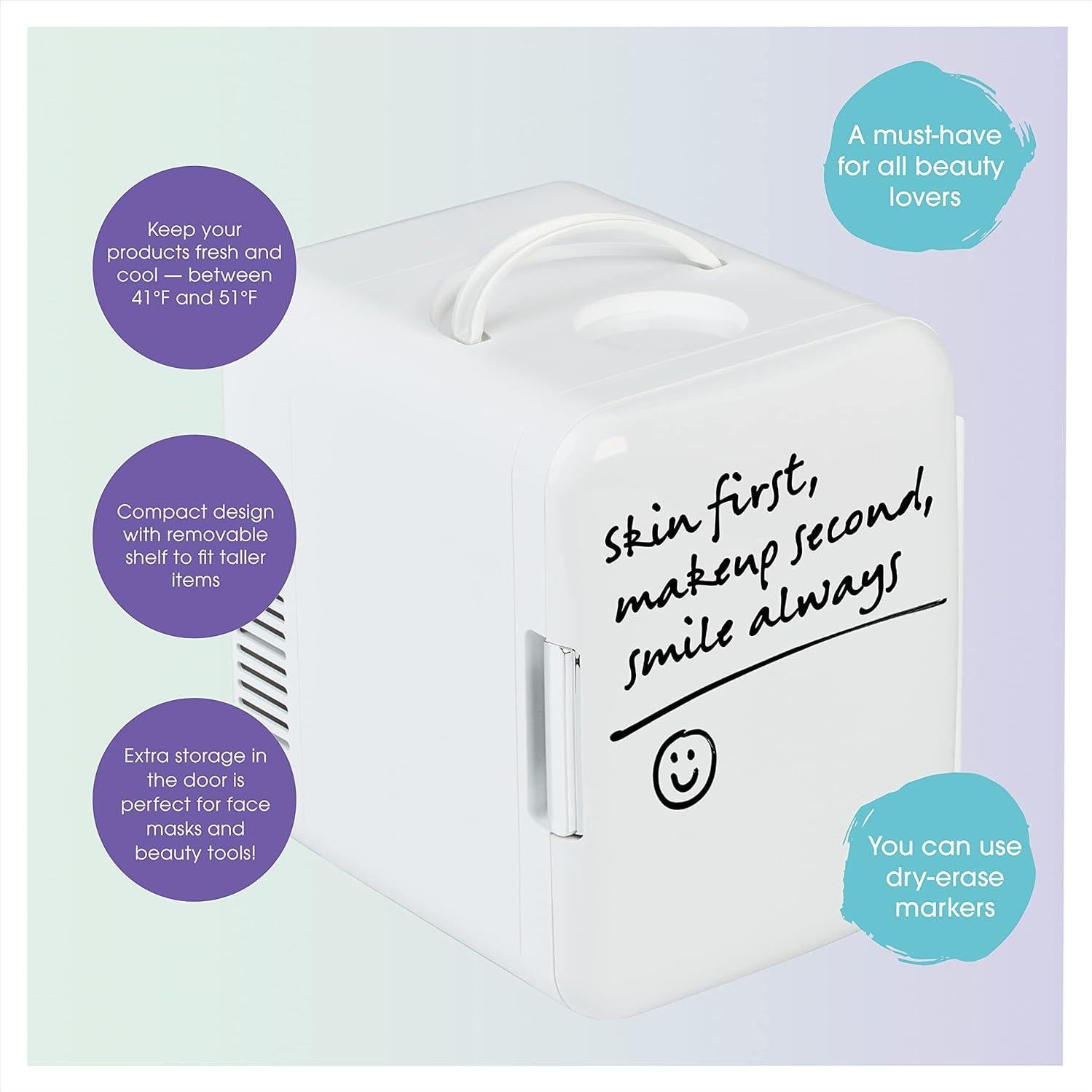 Refrigerador de Belleza Conair True Glow 4L para Cuidado Facial