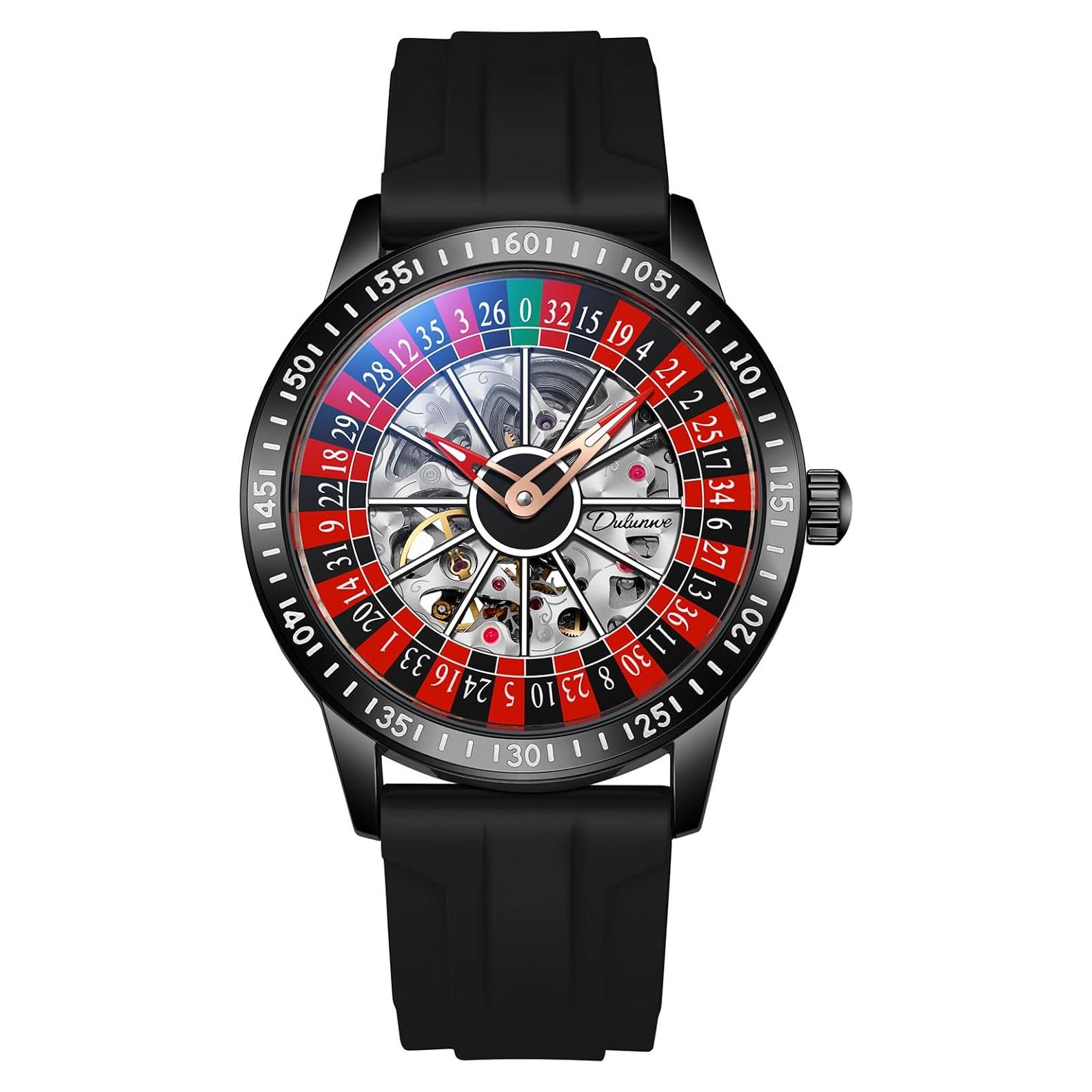 Reloj Mecánico Esqueleto Carlien para Hombres 42mm Acero Inoxidable
