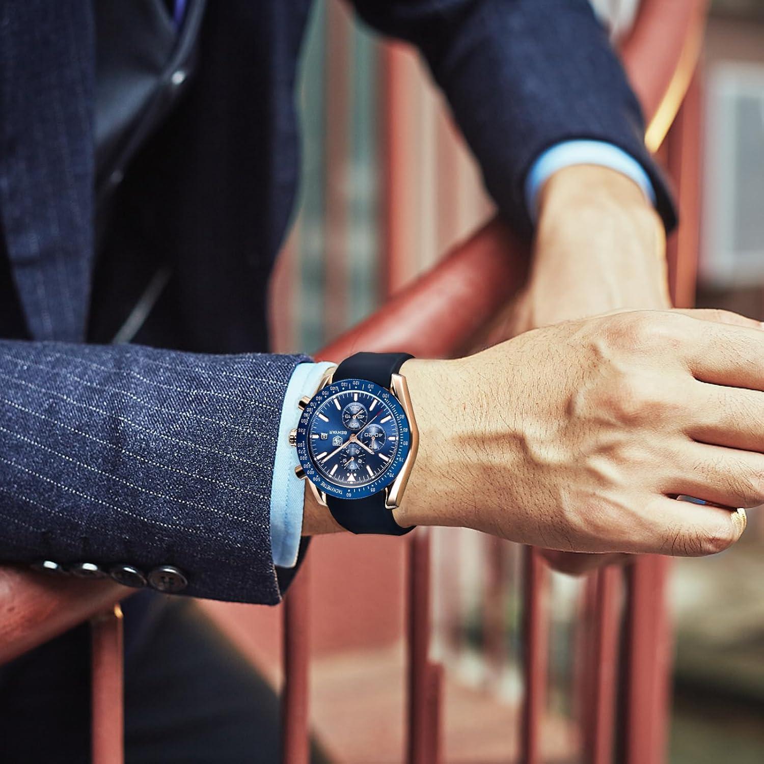 Reloj Cronógrafo de Cuarzo BENYAR BY-5140 Hombre 30M Impermeable