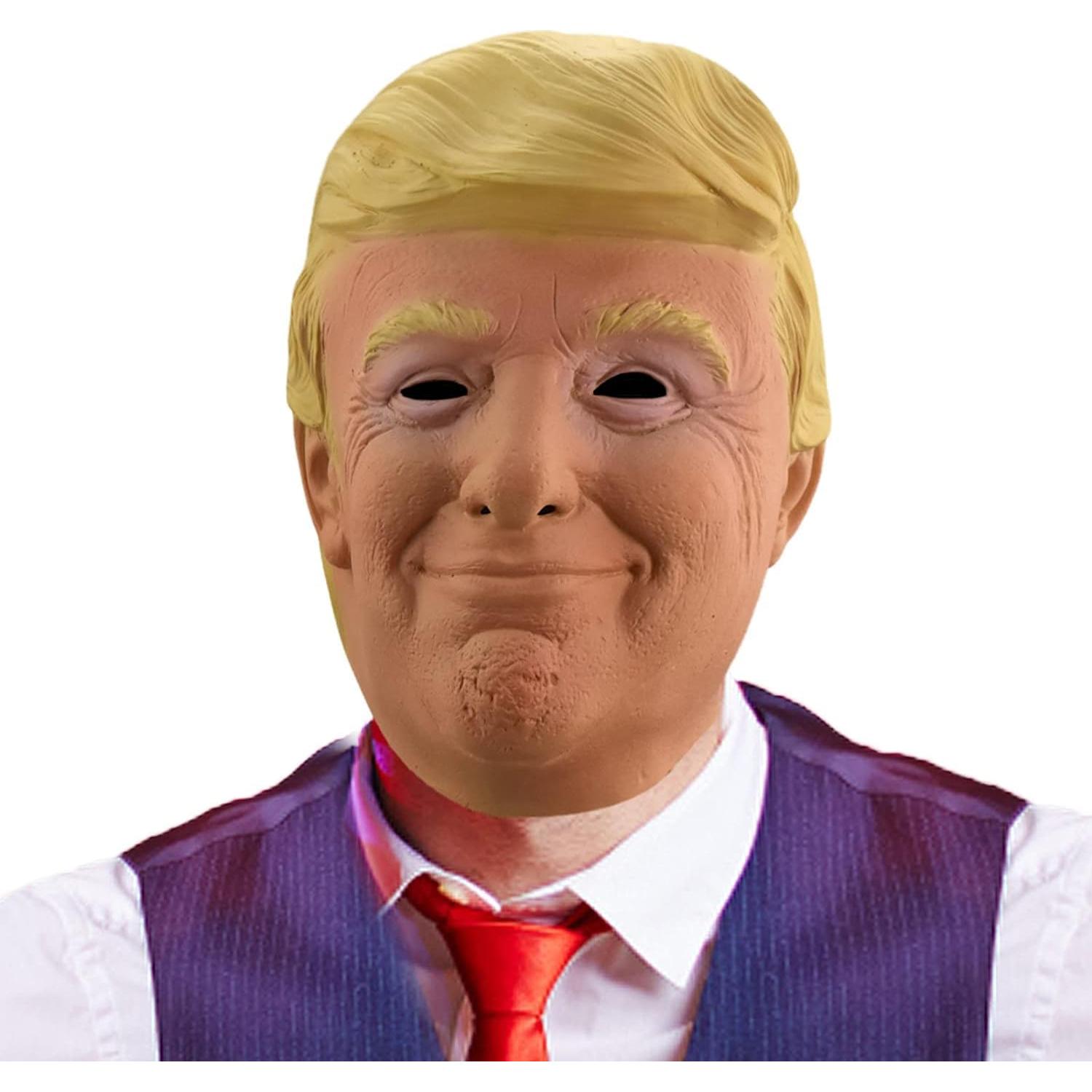 Máscara Realista de Trump en Láttex para Adultos - Charmluvee