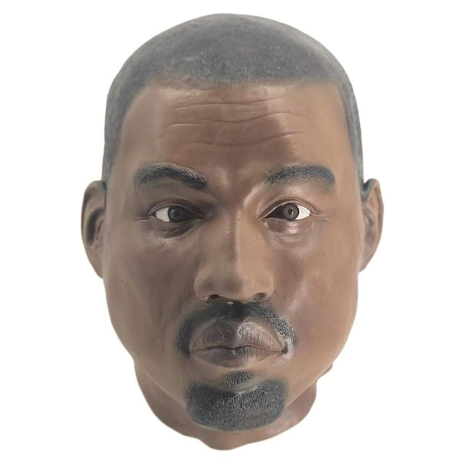 Máscara de Cabeza Humana Realista de Láttex para Fiesta