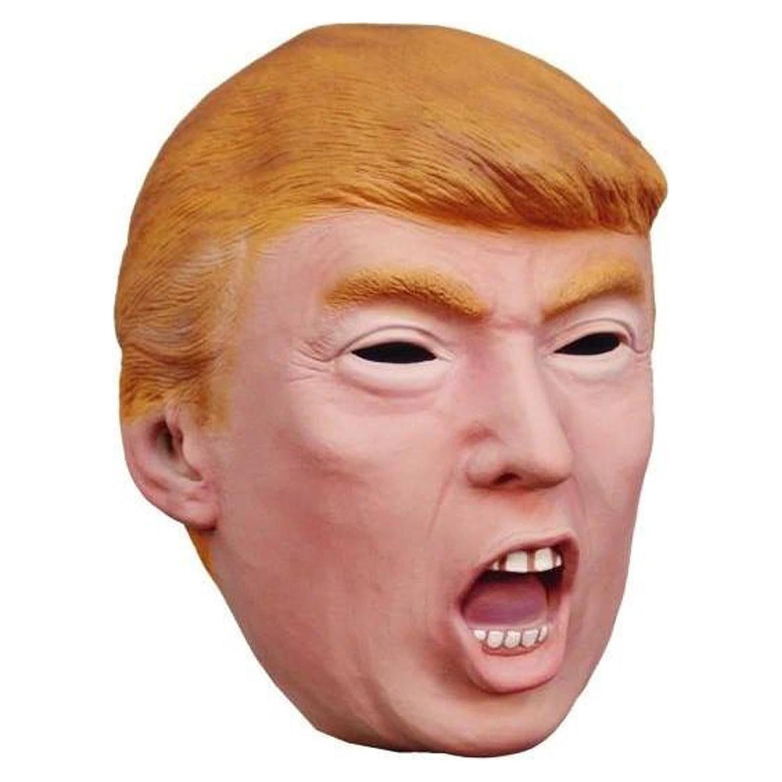 Máscara de Disfraz Donald Trump - 3/4 de Látex con Espuma