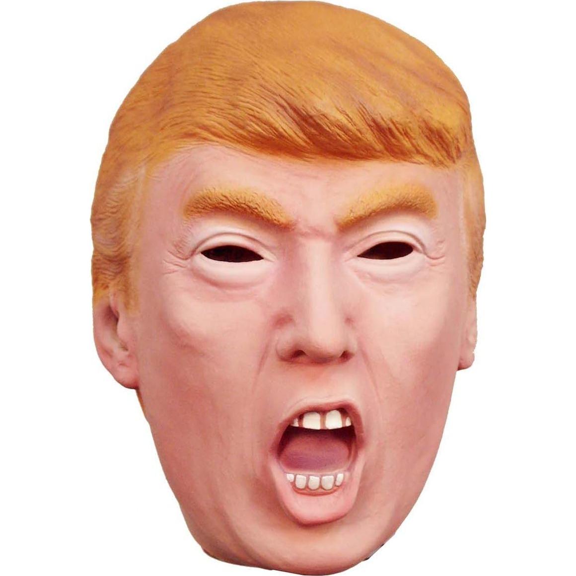 Máscara de Disfraz Donald Trump - 3/4 de Látex con Espuma