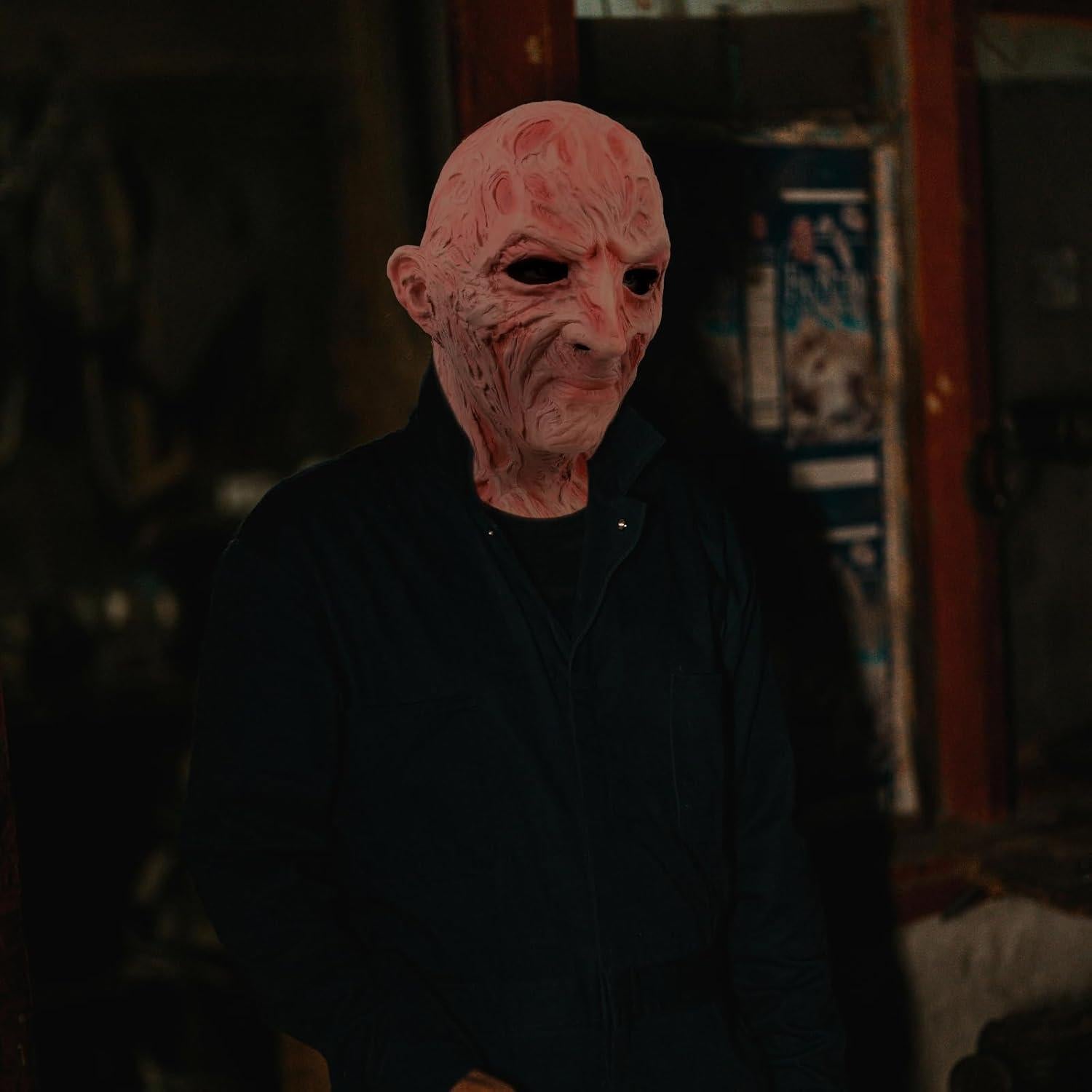 Máscara de Diablo Espeluznante de Láttex para Halloween