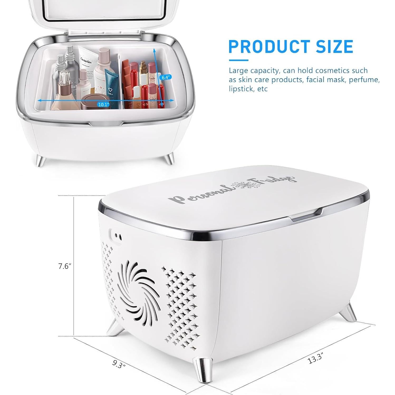 Mini nevera Personal Fridge 6L para cosméticos y bebidas