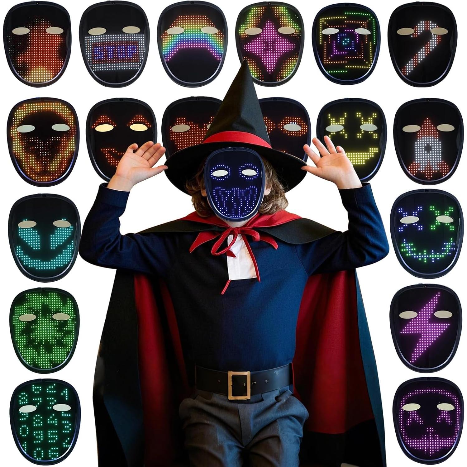 Máscara LED Recargable BBDKL con Control por Gestos - Unisex