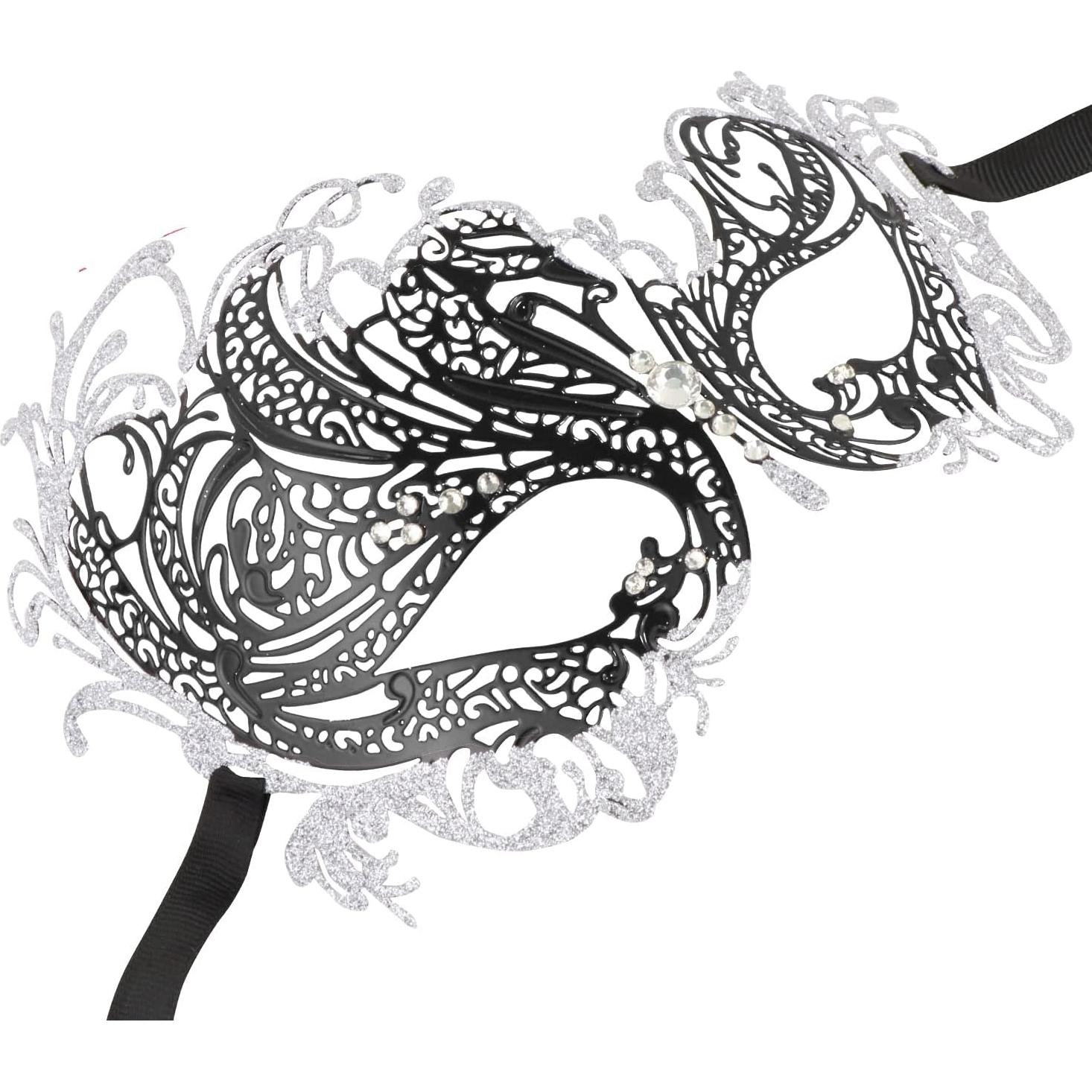 Máscaras de Fiesta para Parejas Coddsmz - Metálica y Plástica