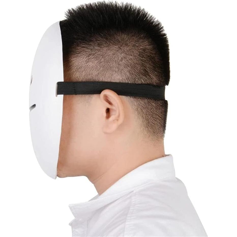 Máscara de Sueño Unisex Cosplay Anime Sonrisa Blanca 23.5 cm