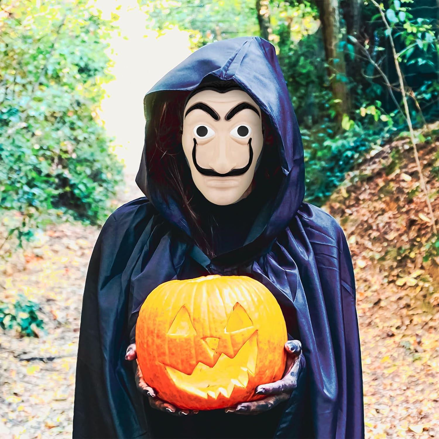 Máscaras de Robo de Dinero Salvador Dalí - 2 Piezas 16.5x25.5cm