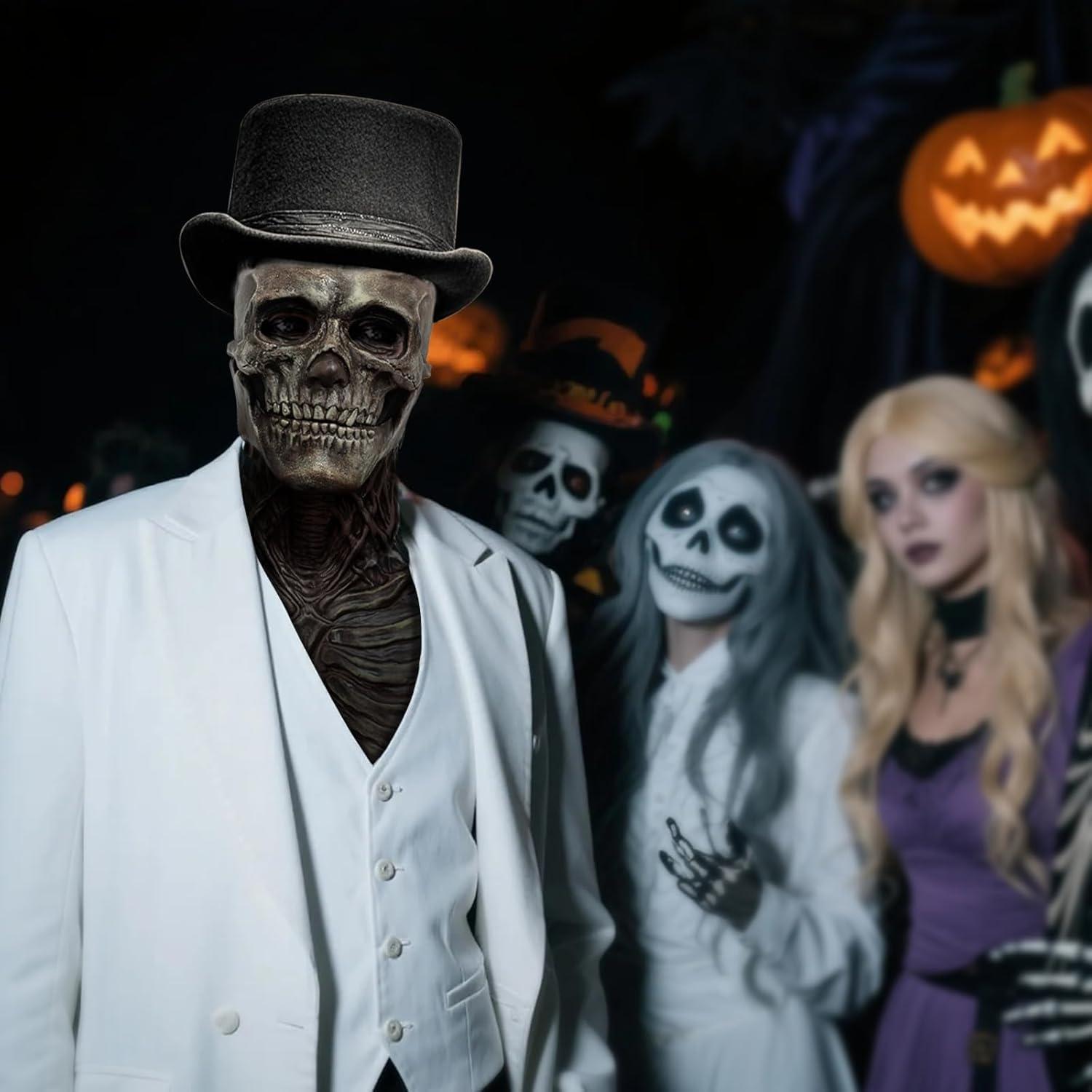 Máscara de Calavera de Láttex Realista MITNOTY para Halloween