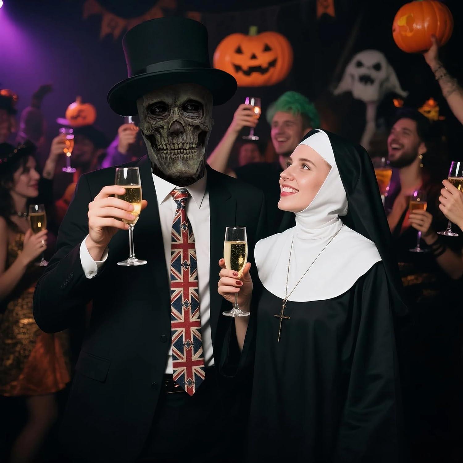 Máscara de Calavera de Láttex Realista MITNOTY para Halloween