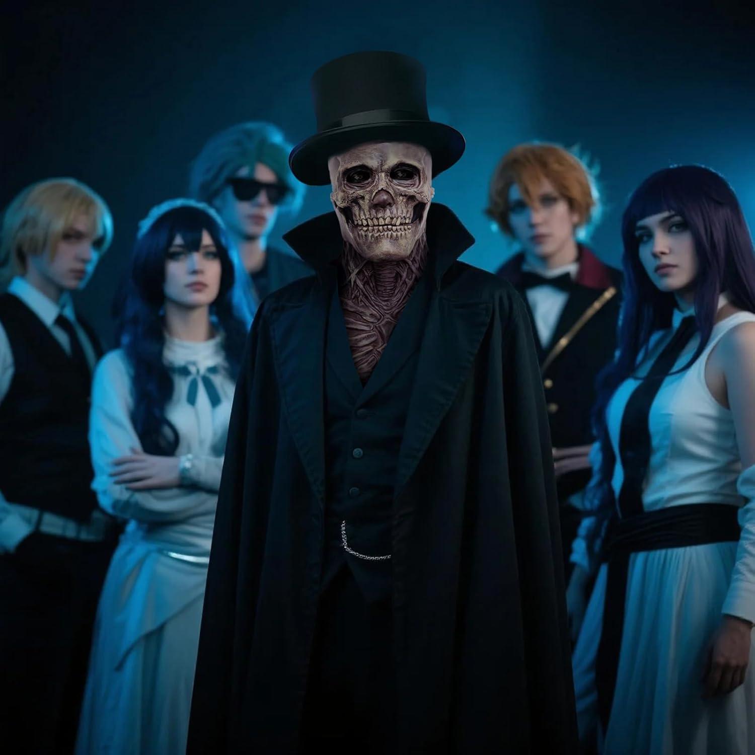 Máscara de Calavera de Láttex Realista MITNOTY para Halloween