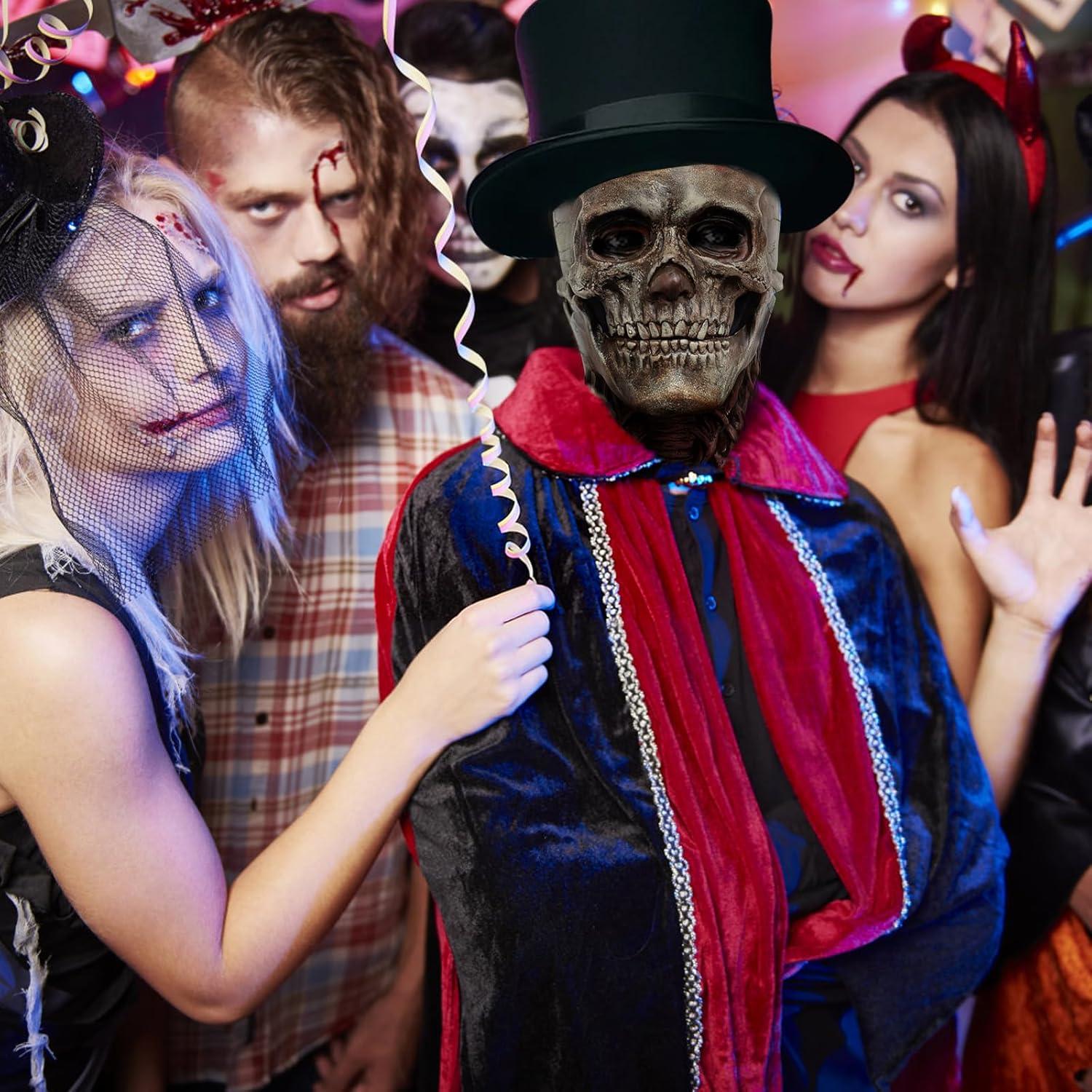 Máscara de Calavera de Láttex Realista MITNOTY para Halloween