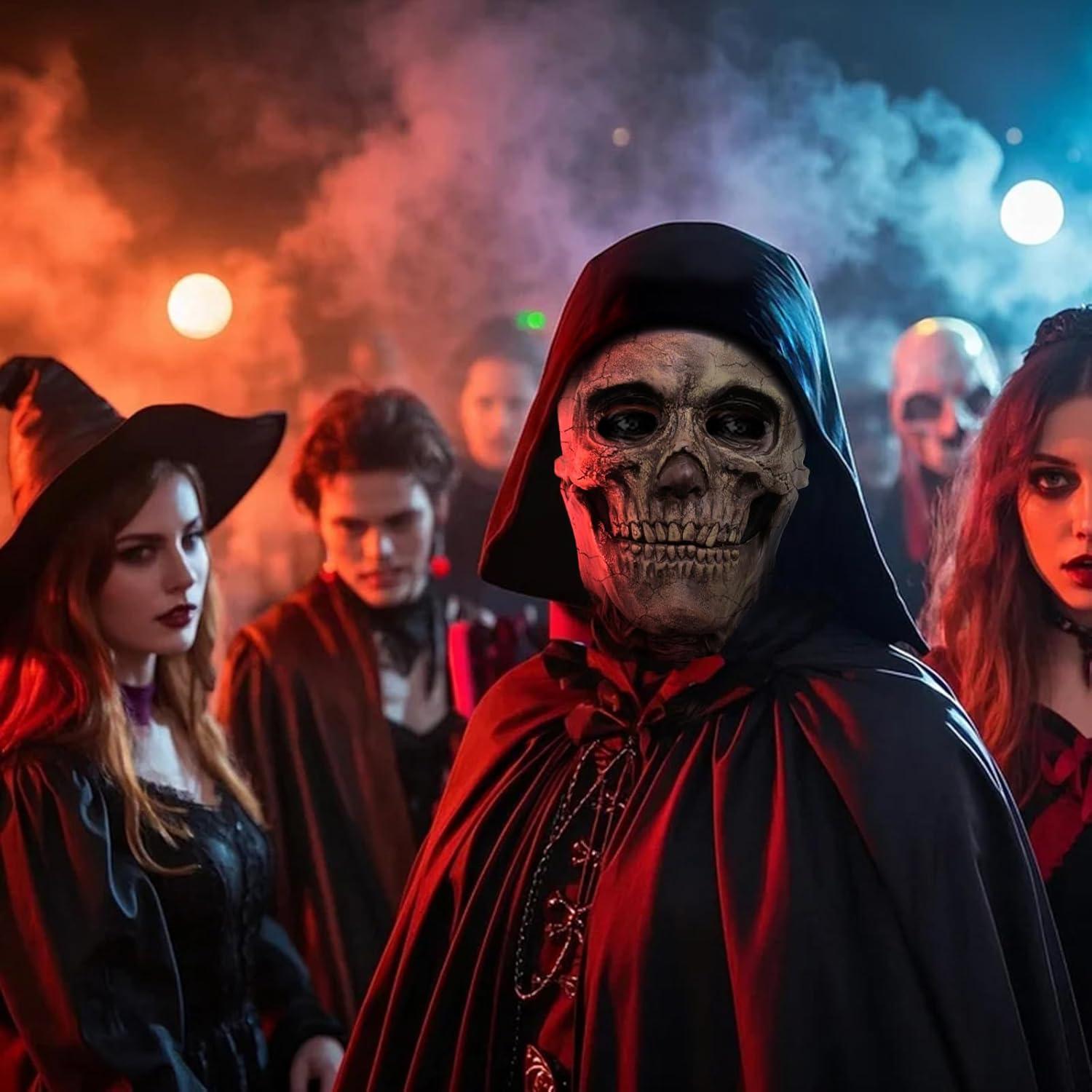 Máscara de Calavera de Láttex Realista MITNOTY para Halloween