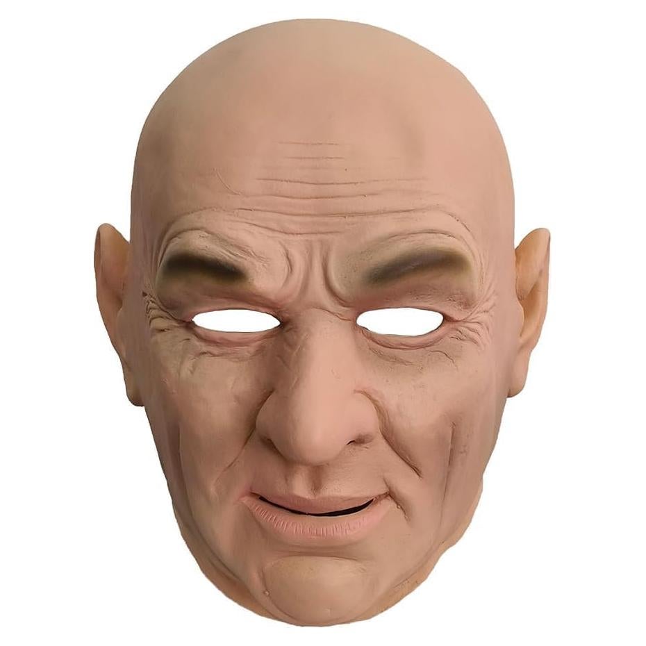 Máscara de Láttex Realista de Anciano para Halloween