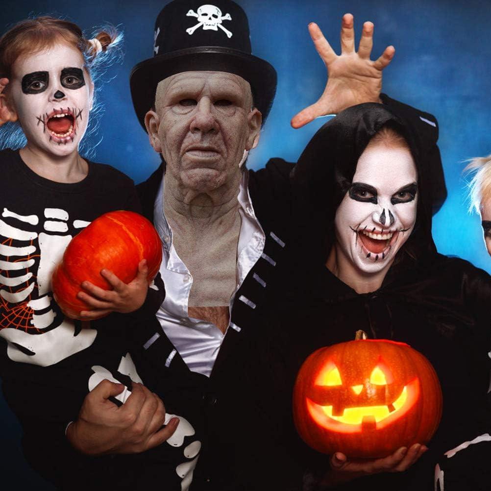 Máscara Realista de Anciano de Láttex Santity para Halloween
