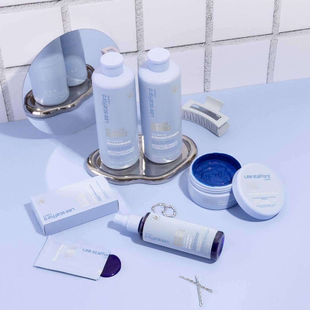 Mascarilla Tonificante Azul Lee Stafford 198 ml - Cabello Frío