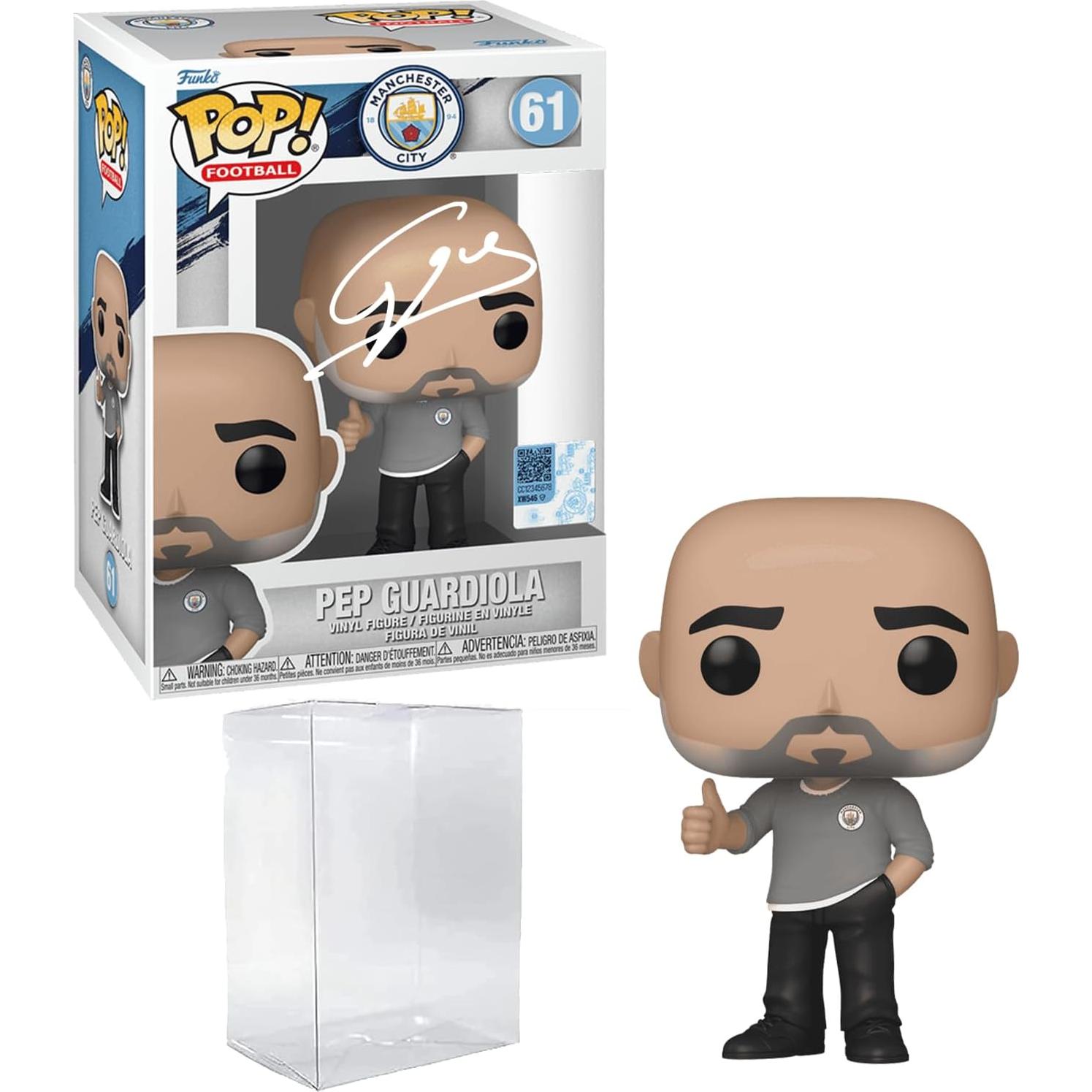 Funko Pop Pep Guardiola Autografiado Facsímil Manchester City