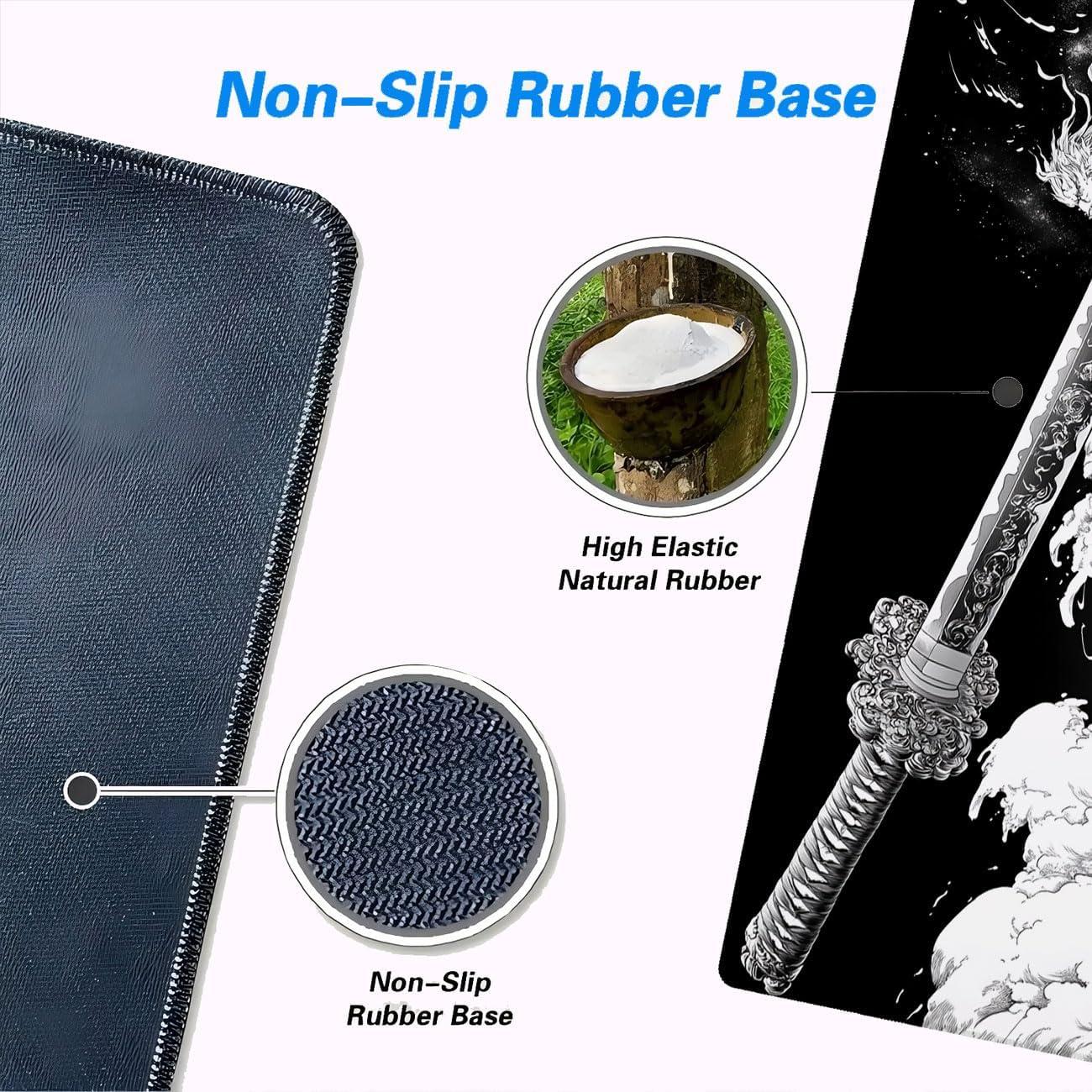 Alfombrilla de Ratón Grande MZCSDONG Espada Samurai 80x30 cm