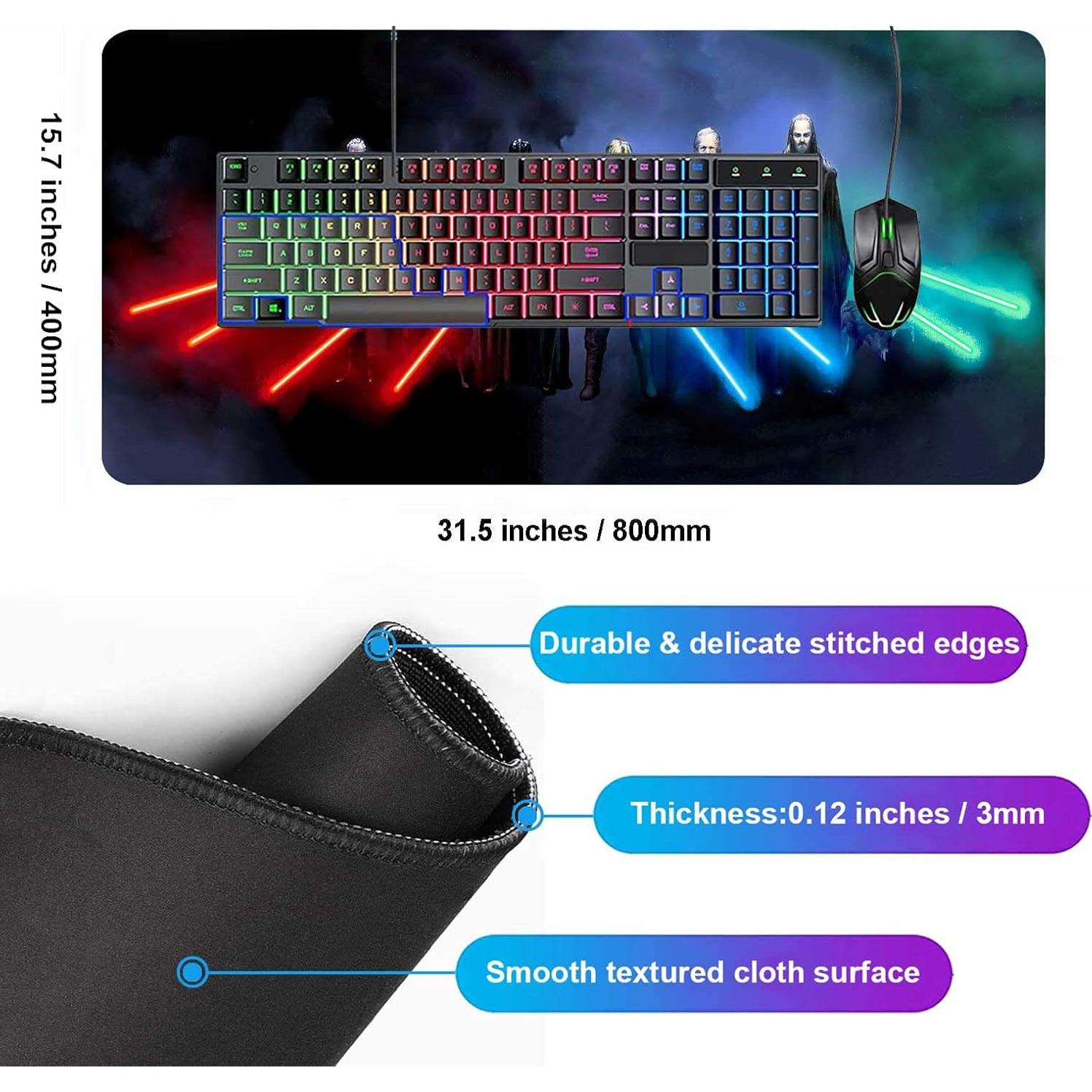 Alfombrilla de Ratón Gaming GZESZT Extra Grande 800x400mm