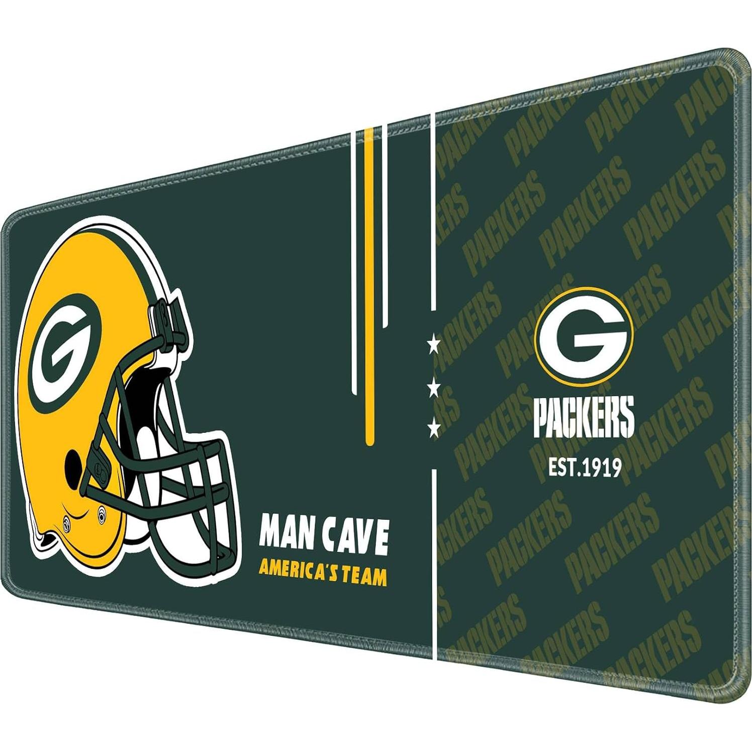 Alfombrilla de Ratón Grande AYYQHC 80x30 cm Verde Fútbol