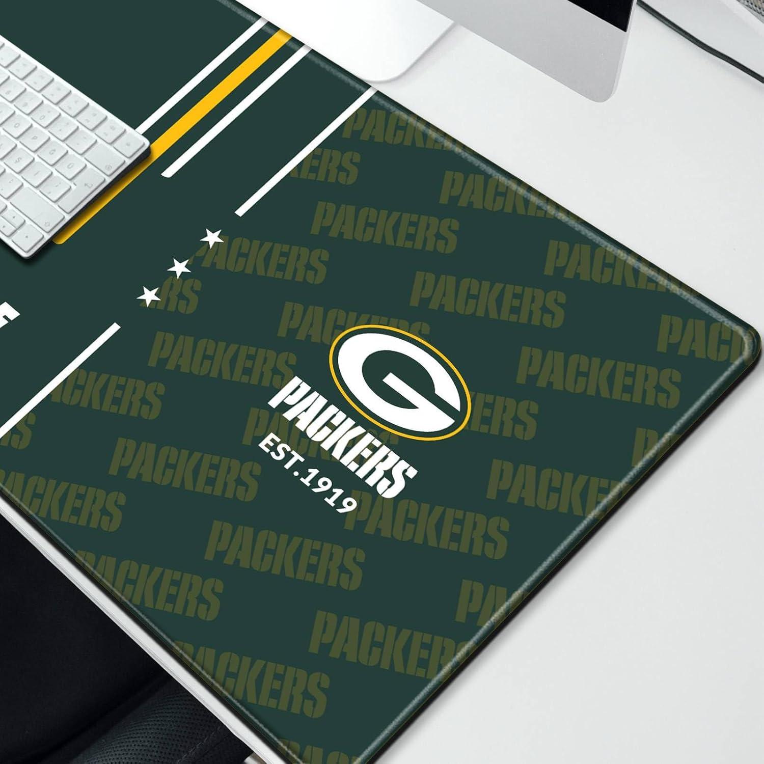 Alfombrilla de Ratón Grande AYYQHC 80x30 cm Verde Fútbol