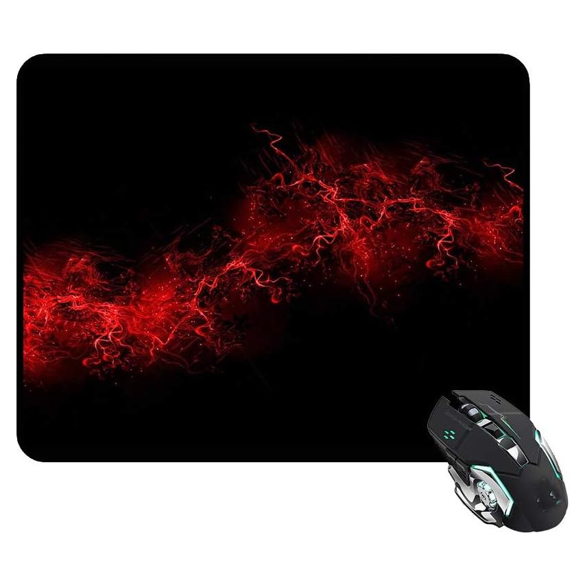 Alfombrilla de Ratón Ergonflow Explosión Roja 29.2x14.7cm