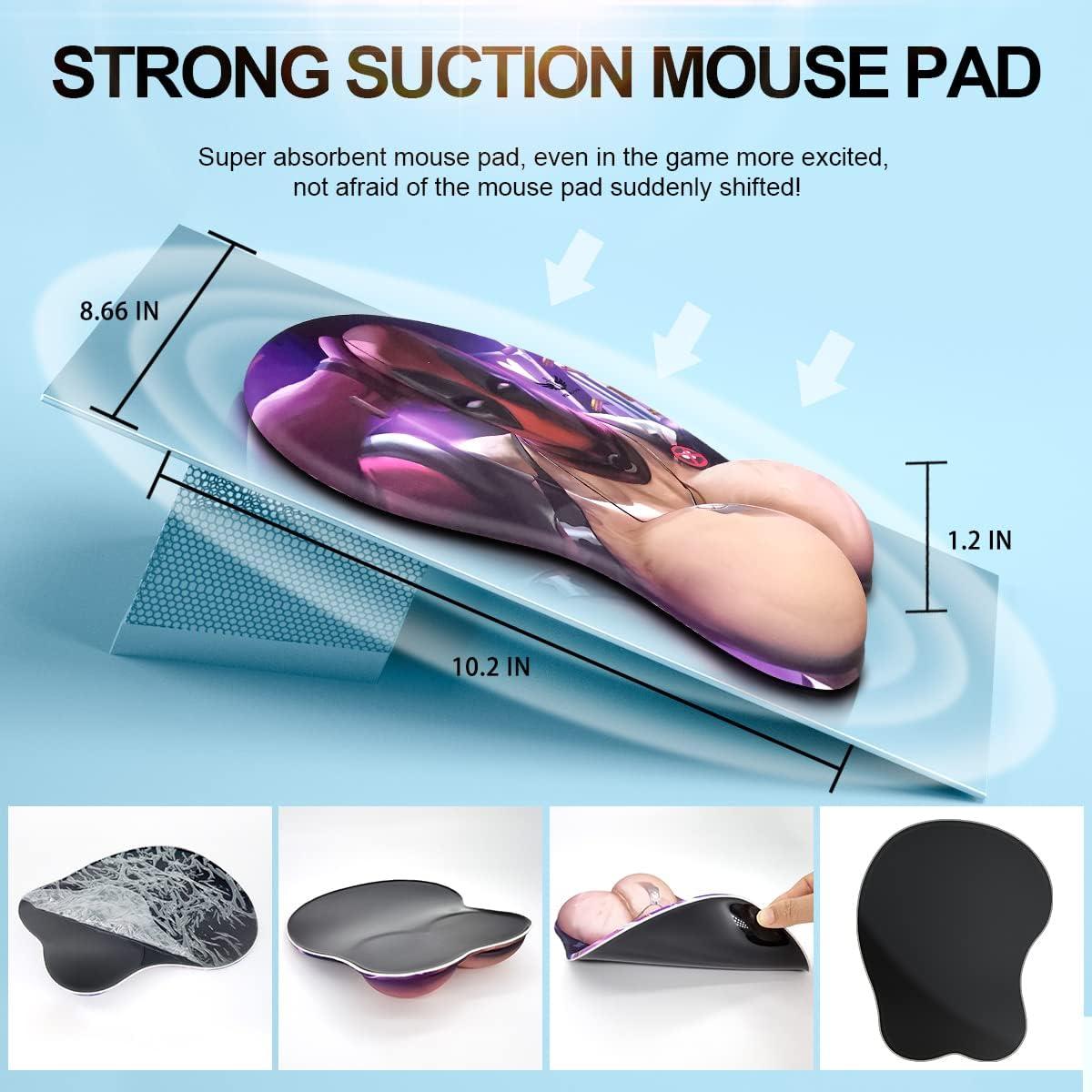 Alfombrilla de Ratón 3D Ergonomica KG-Alpha Deadpool 25.9x22cm