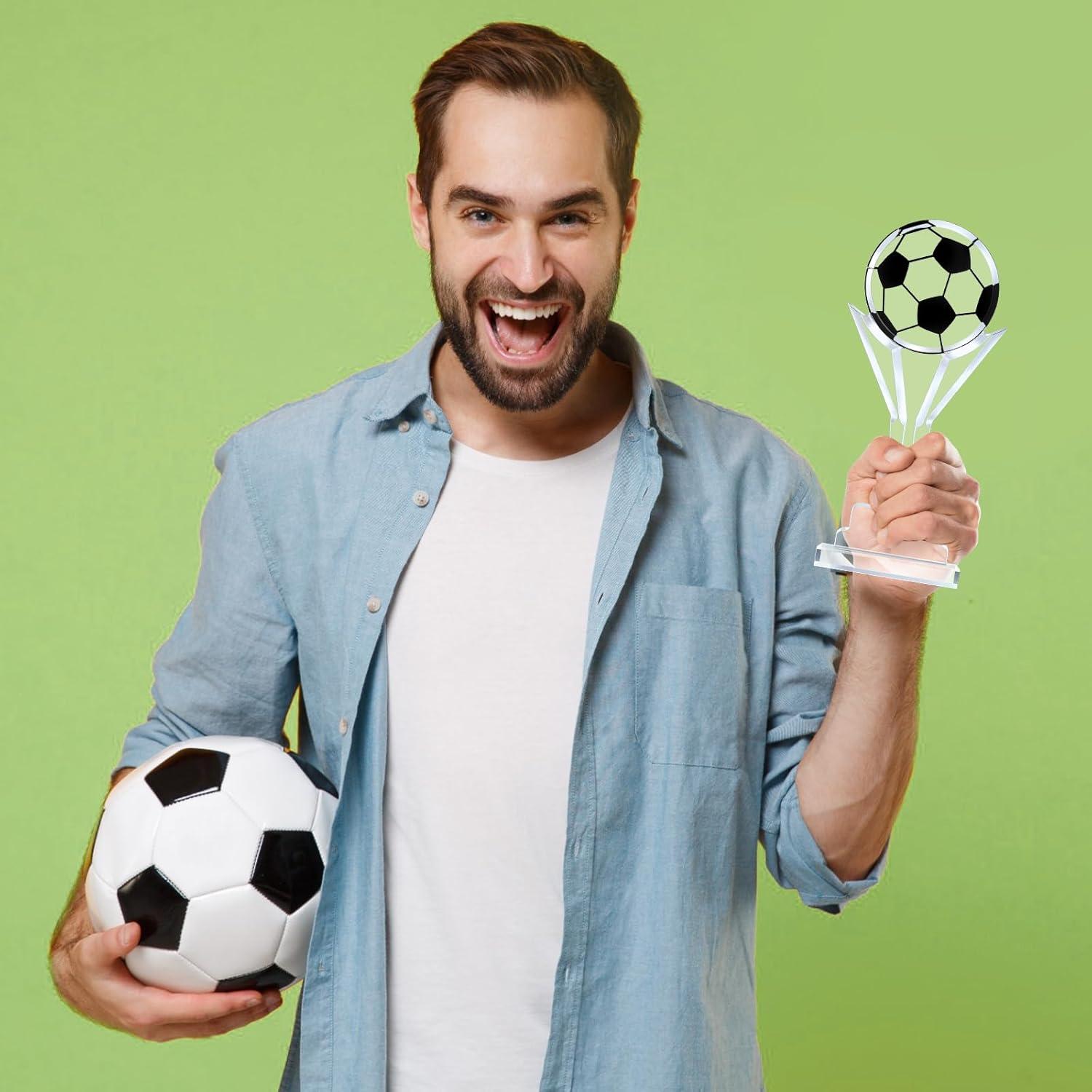 Trofeo de Fútbol Acrílico Moucuny 17 cm para Campeonatos