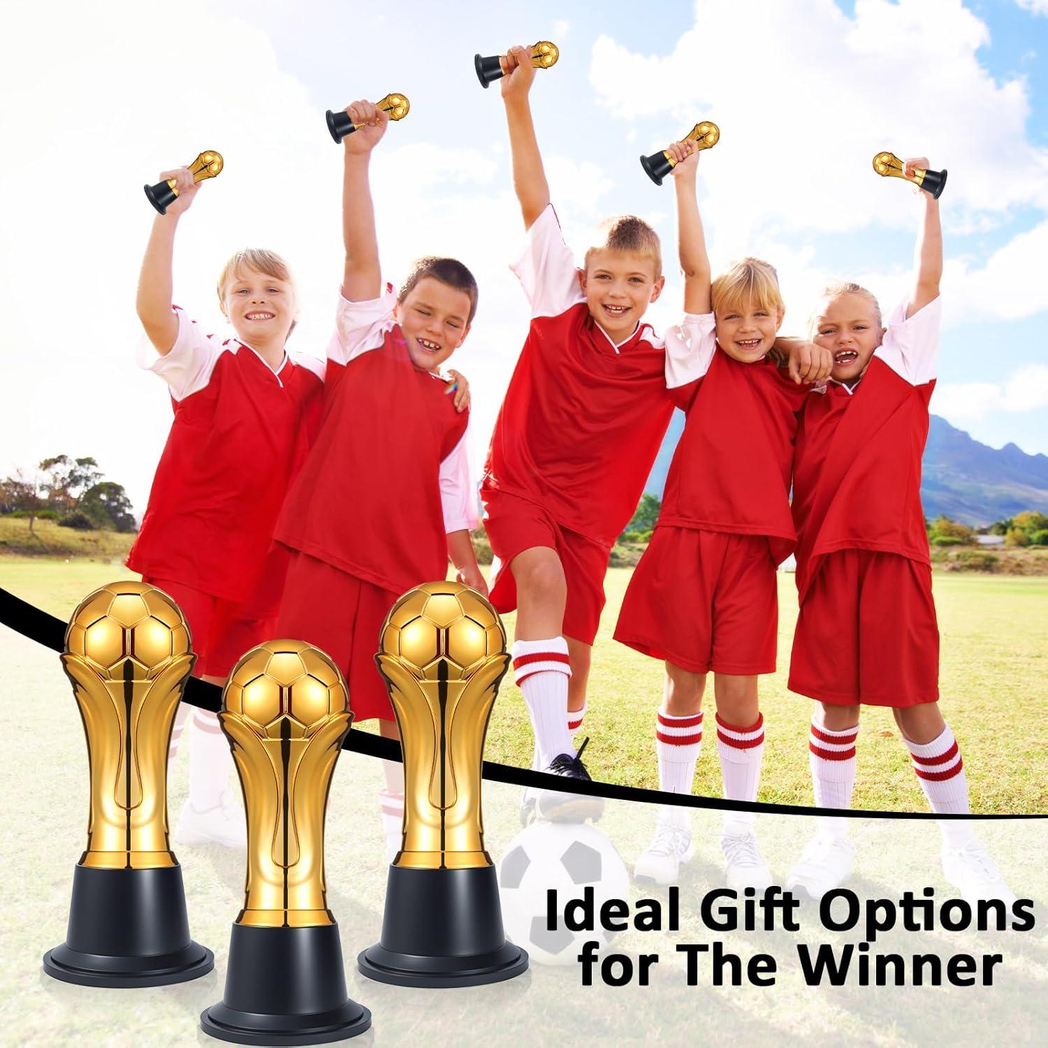 Mini Trofeos de Fútbol Dorados Conderyang 14.8 cm - 6 Piezas