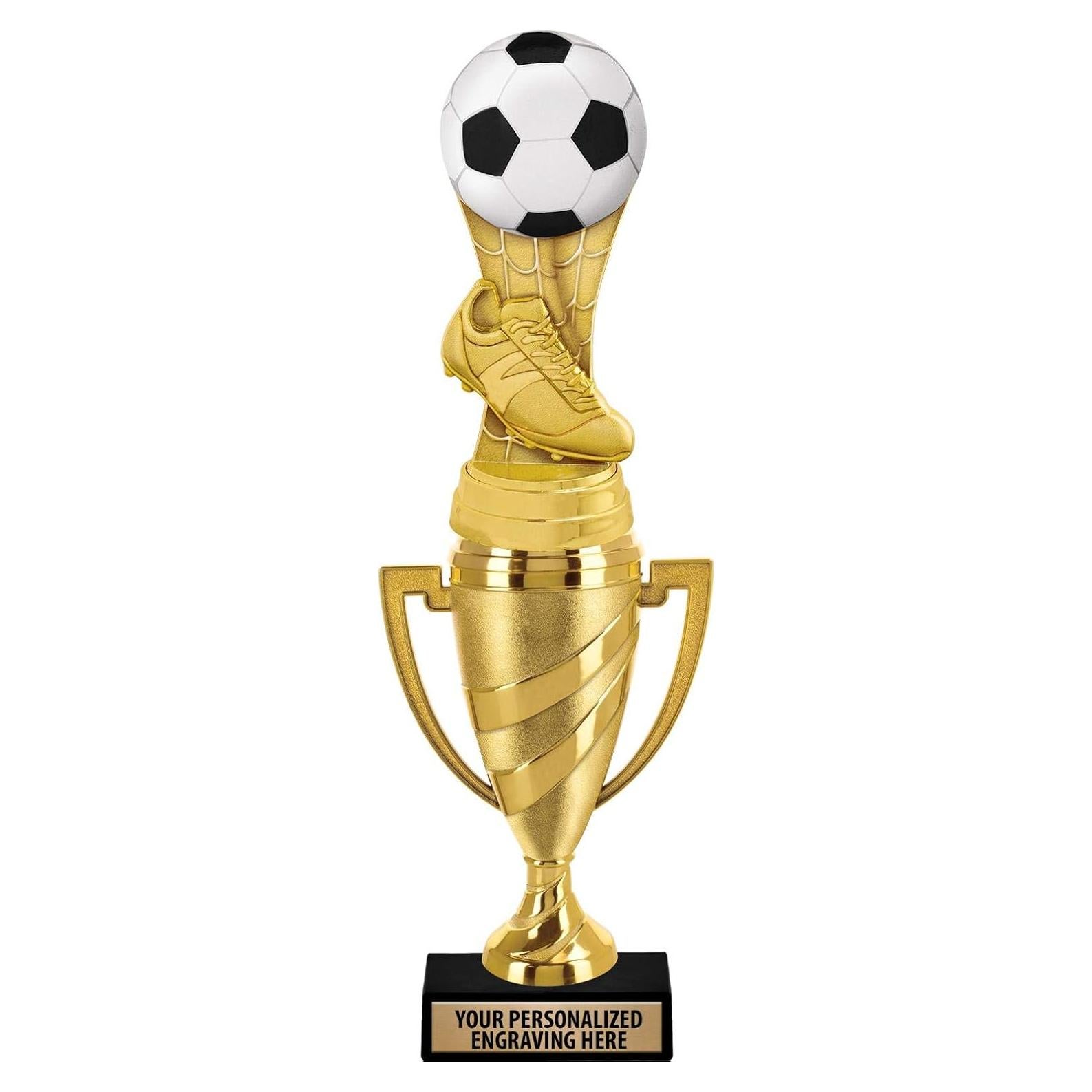 Trofeo de Fútbol Crown Awards 35.56 cm Personalizado Gratis