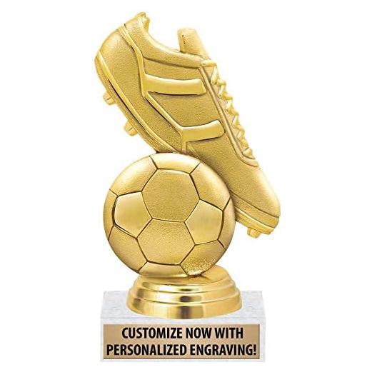 Trofeo de Fútbol Personalizado Crown Awards 15.24 cm - 5 Unidades
