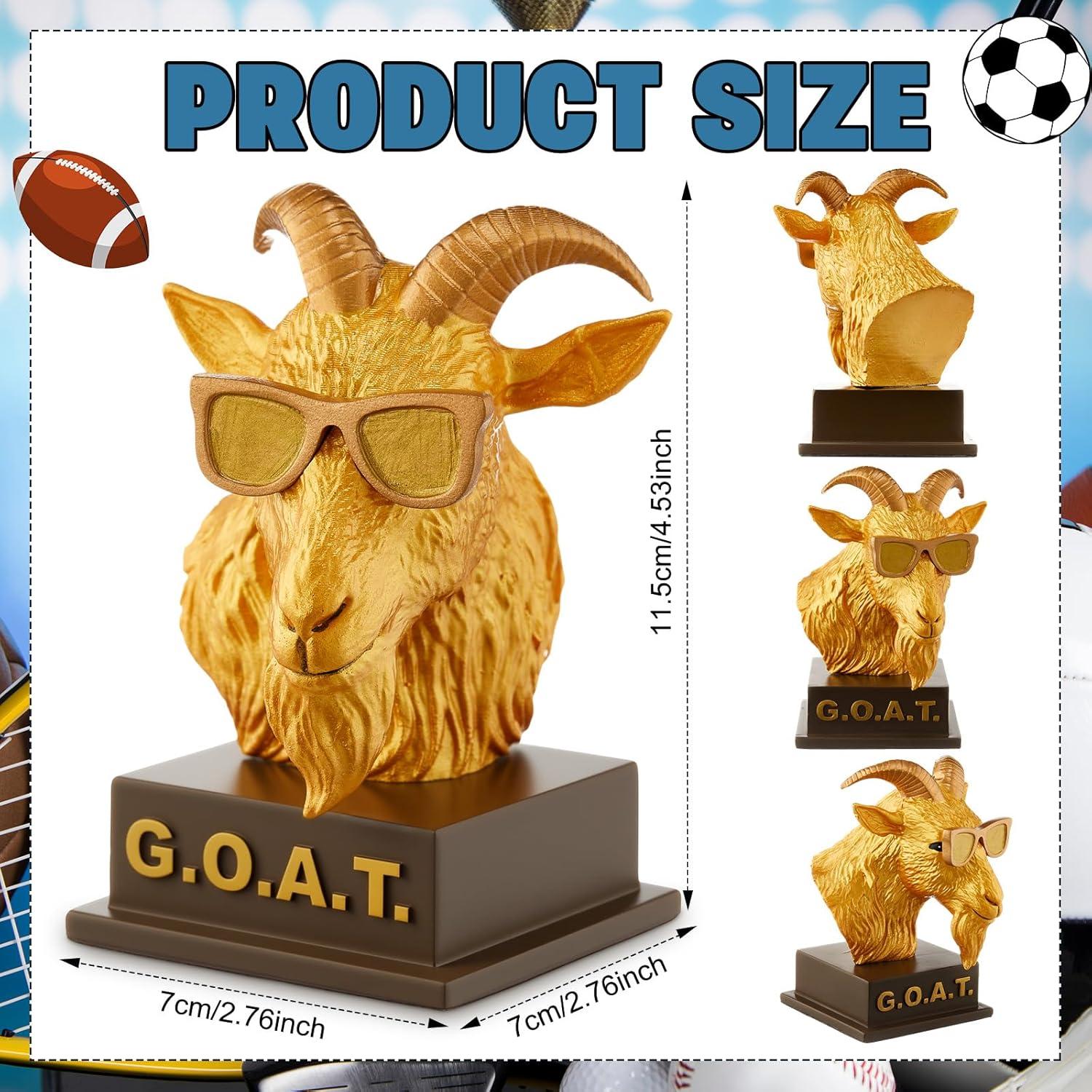 Trofeo Cabra Dorado Huquary HEL3096 11.5cm Humorístico