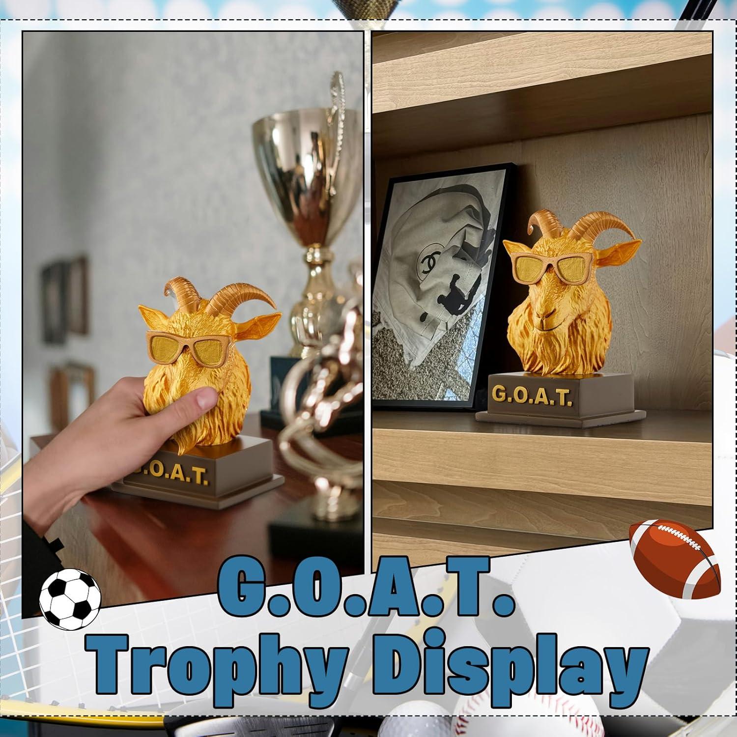 Trofeo Cabra Dorado Huquary HEL3096 11.5cm Humorístico