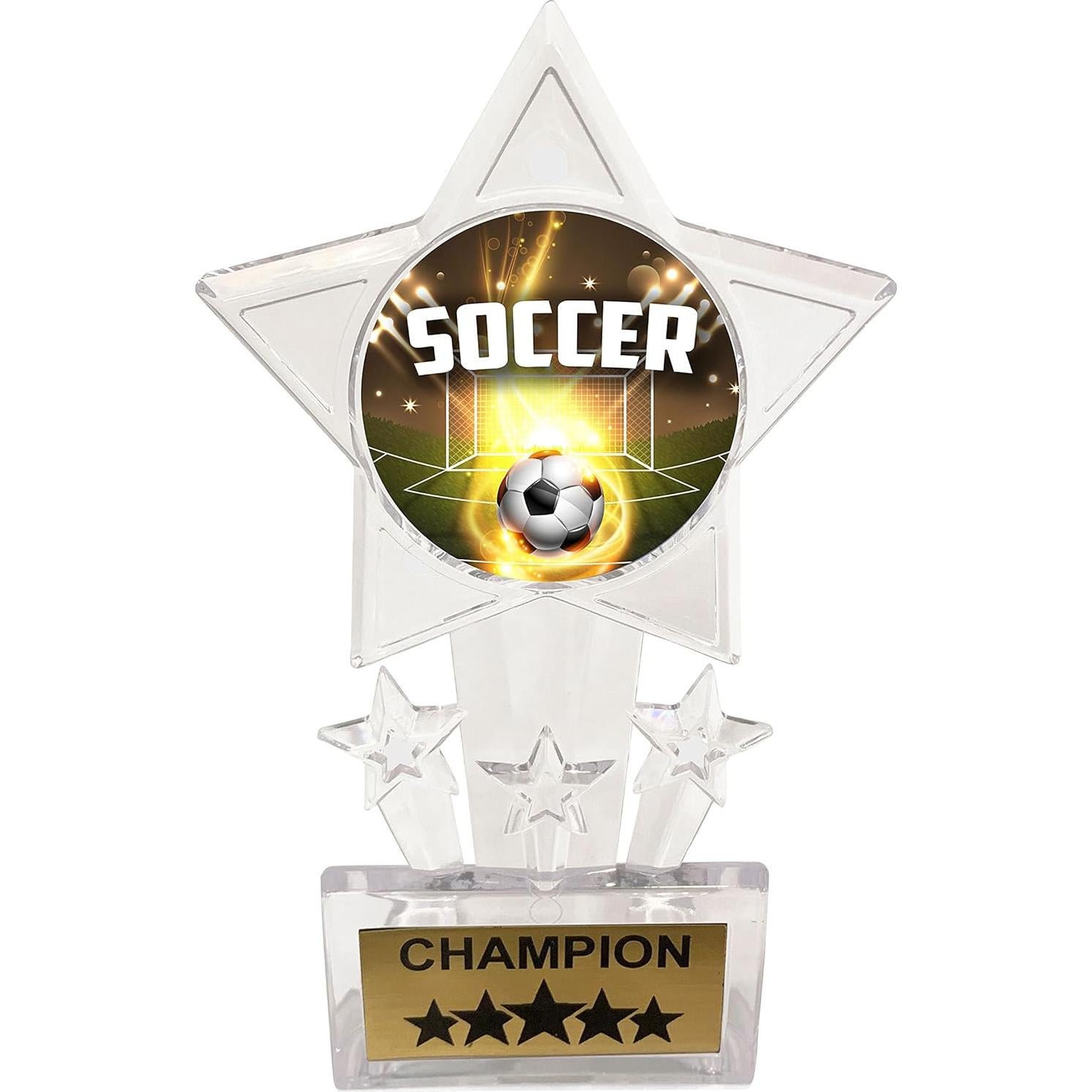 Paquete de 10 Trofeos de Acrílico Medallas Express 16.51 cm